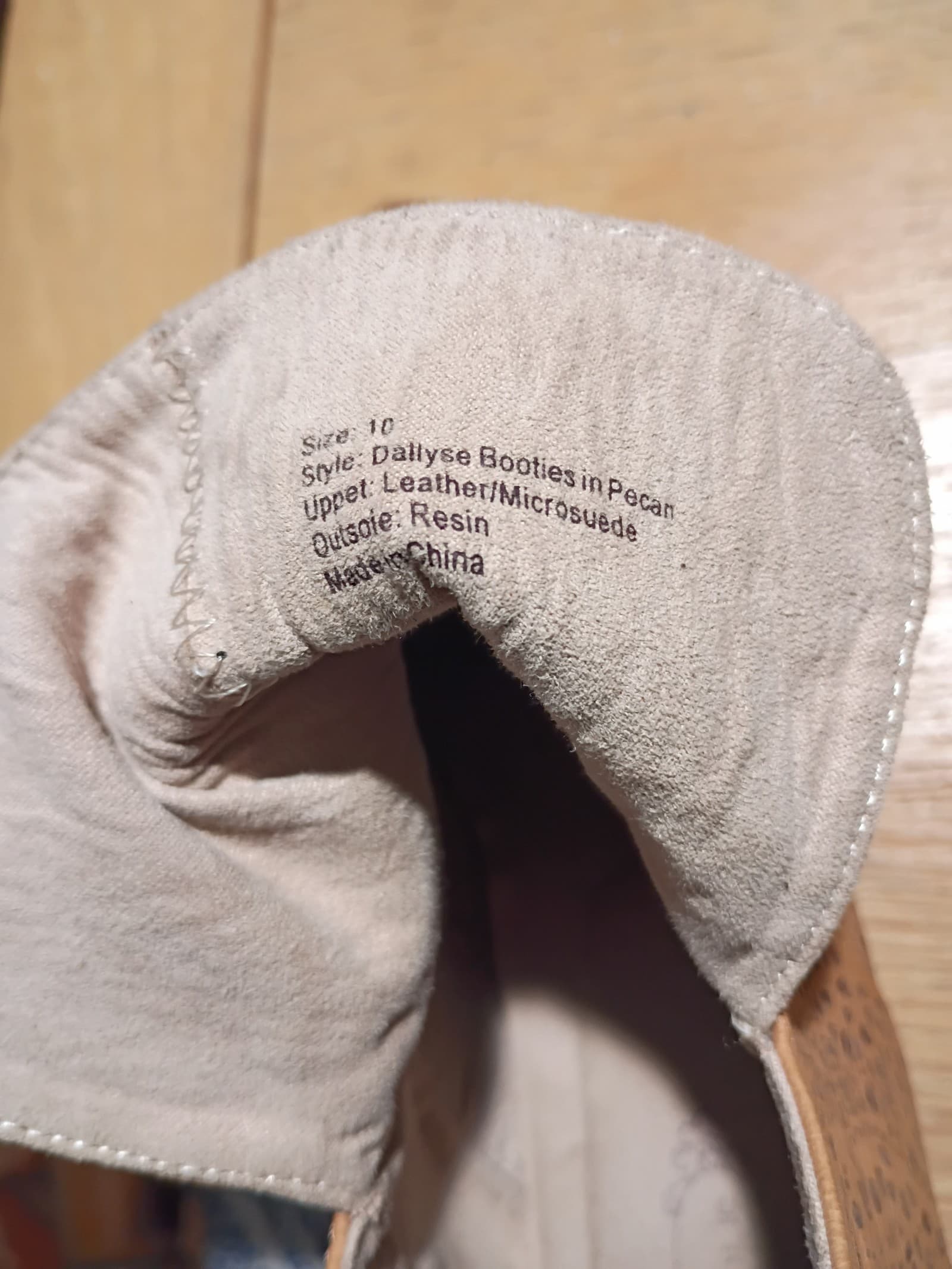 Dallyse booties in pecan - Thumbnail 5