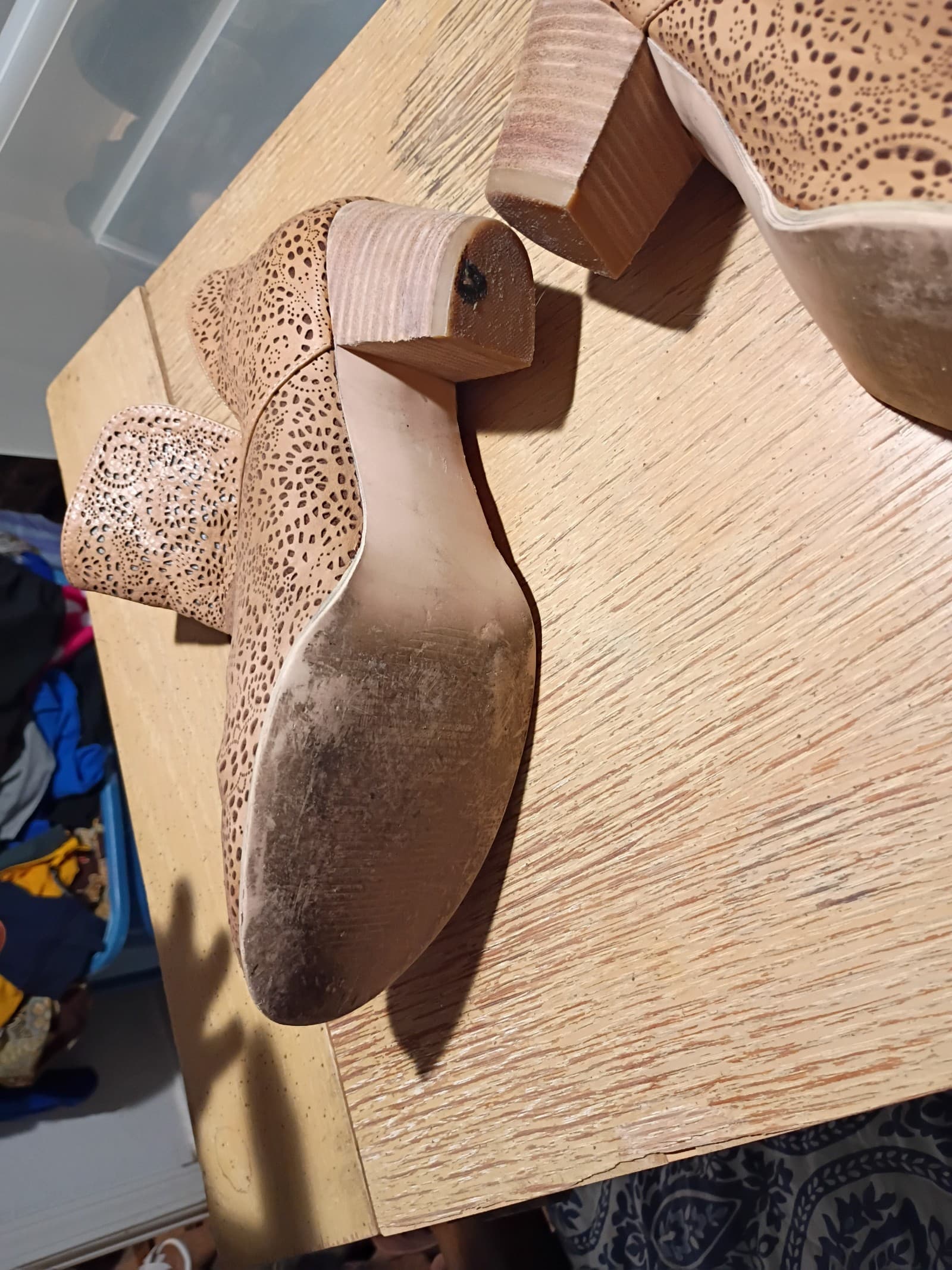 Dallyse booties in pecan - Thumbnail 3