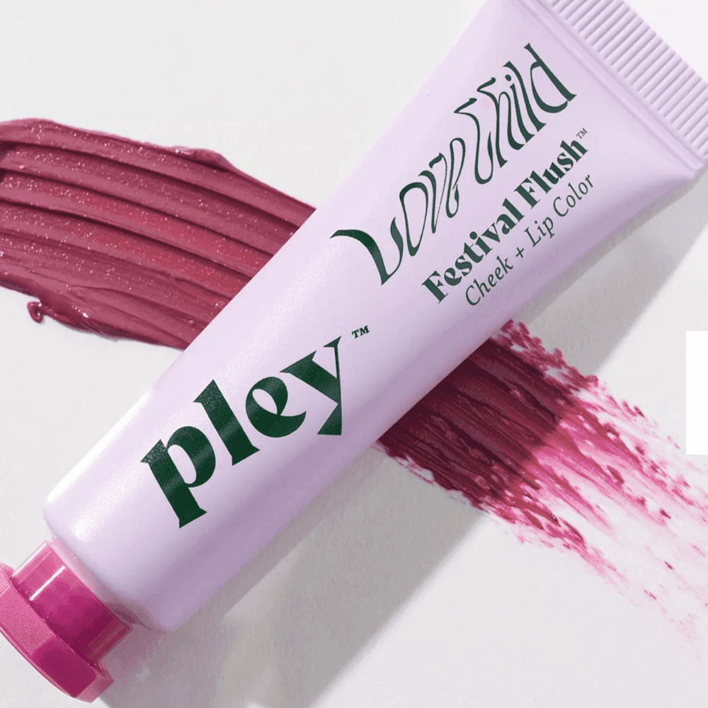 Pley Beauty Festival Flush Cheek + Lip Color - Plum Springs (deep Berry) - Thumbnail 3