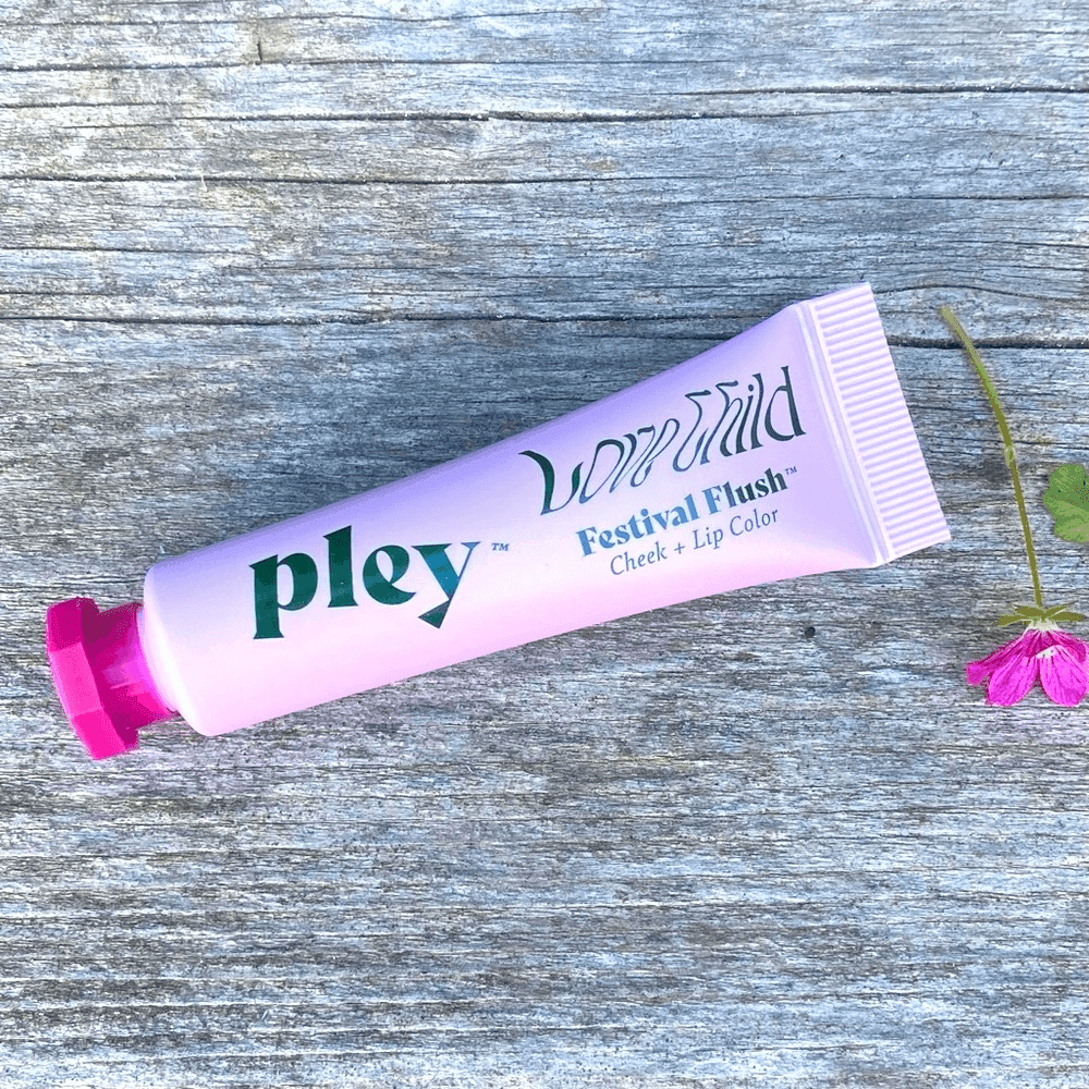 Pley Beauty Festival Flush Cheek + Lip Color - Plum Springs (deep Berry) - Thumbnail 5