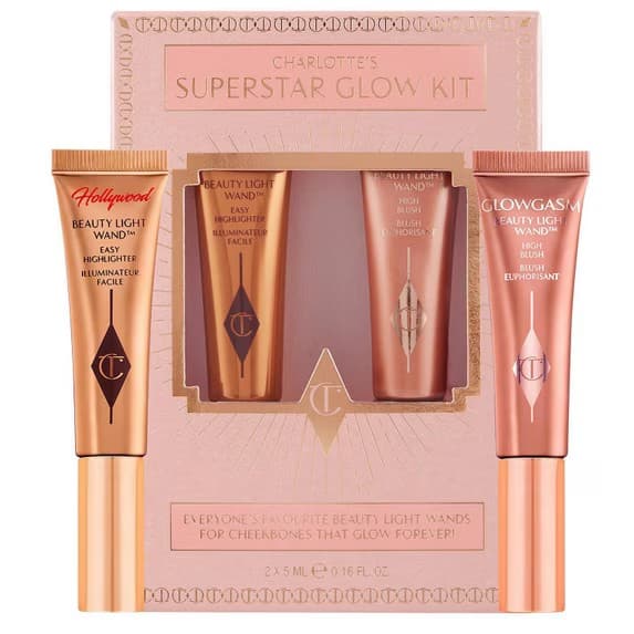 Charlotte Tilbury - Kit, Pillow Talk Iconic Blush and Glow Kit Blush Beauty Light Wand