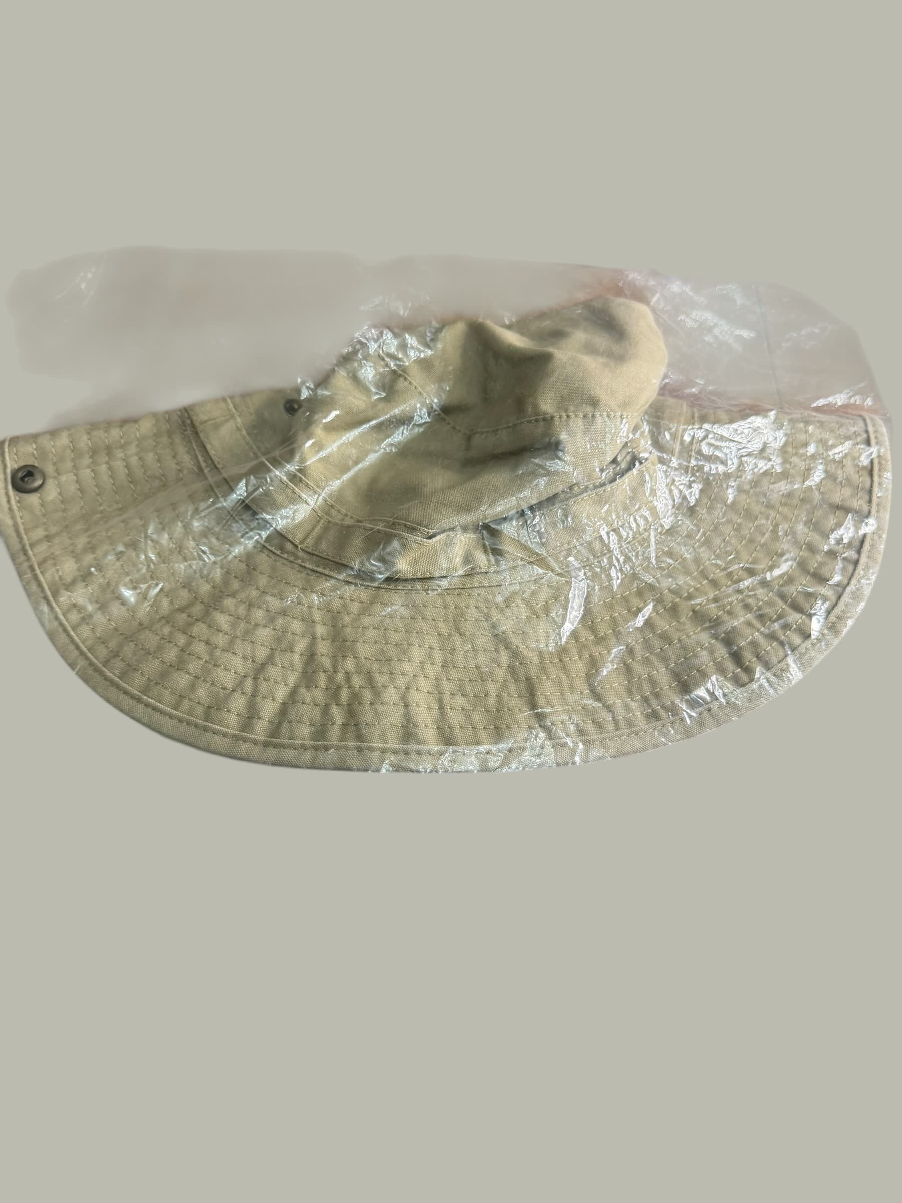 Free Authority Outdoors Boonie Sun Hat Khaki S/M Fishing Safari New Sealed NWT - Image 1