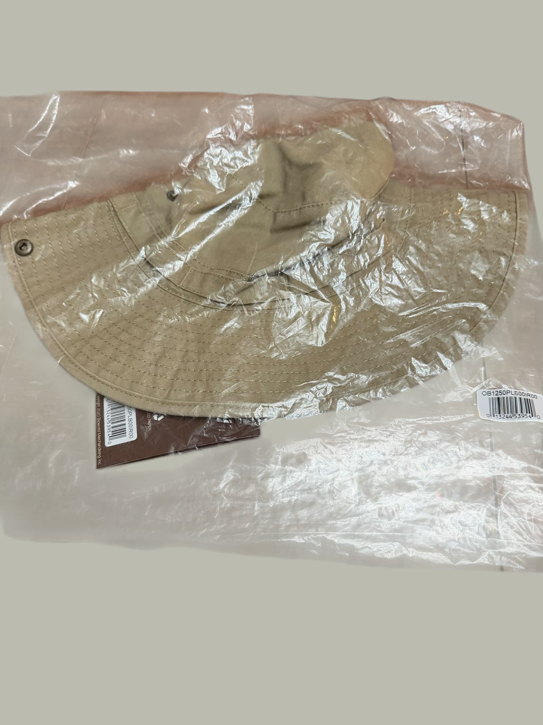 Free Authority Outdoors Boonie Sun Hat Khaki S/M Fishing Safari New Sealed NWT - Thumbnail 2