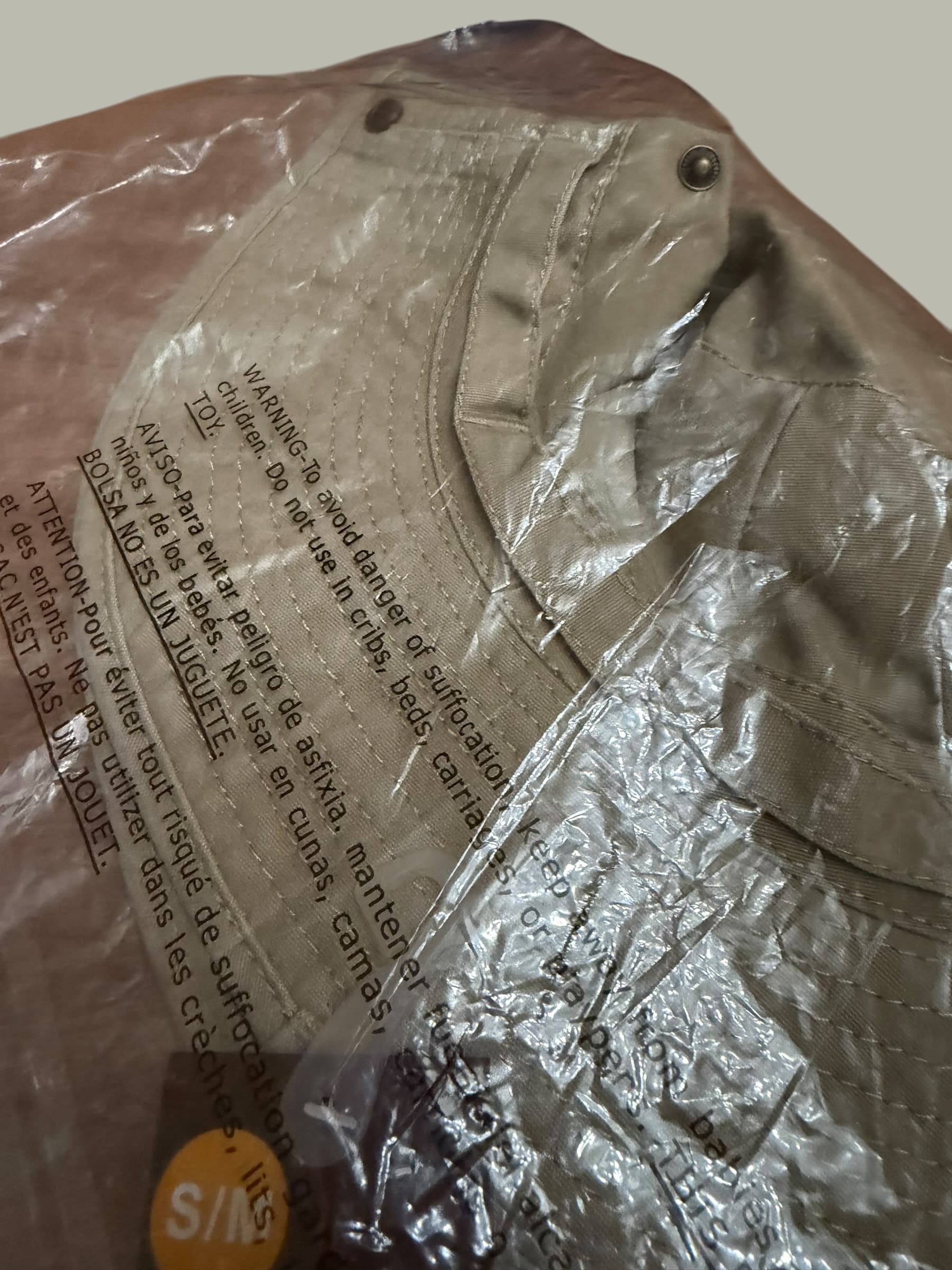 Free Authority Outdoors Boonie Sun Hat Khaki S/M Fishing Safari New Sealed NWT - Thumbnail 6