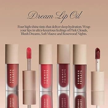 Summer Fridays the Complete Dream Set  Four Shades of New Dream Lip Oil - Thumbnail 5