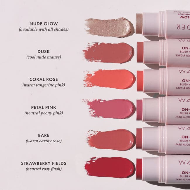 Wander Beauty on-the-glow Blush & Illuminator in Beauty: Coral rose / Nude Glow - Thumbnail 3