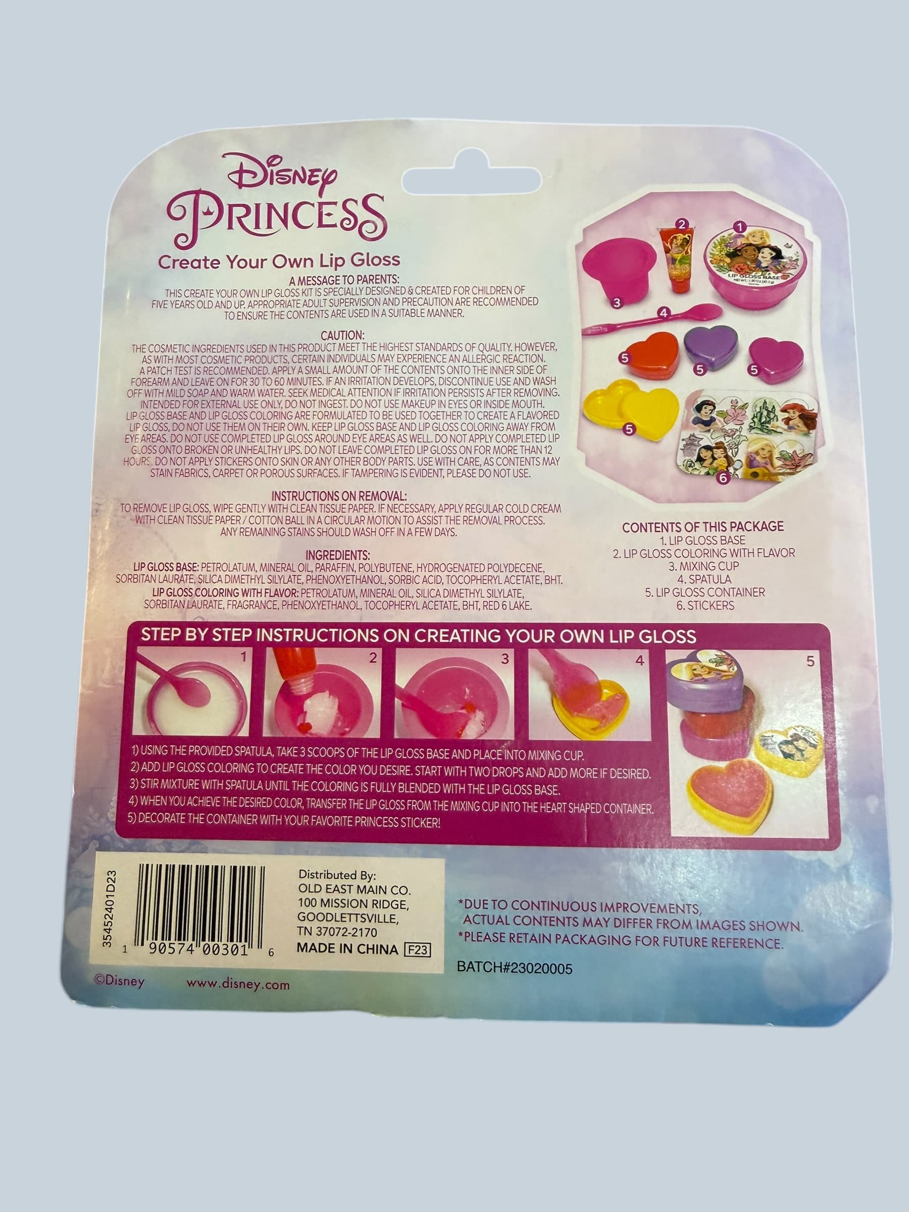Disney Princess Create Your Own Lip Gloss - Thumbnail 2