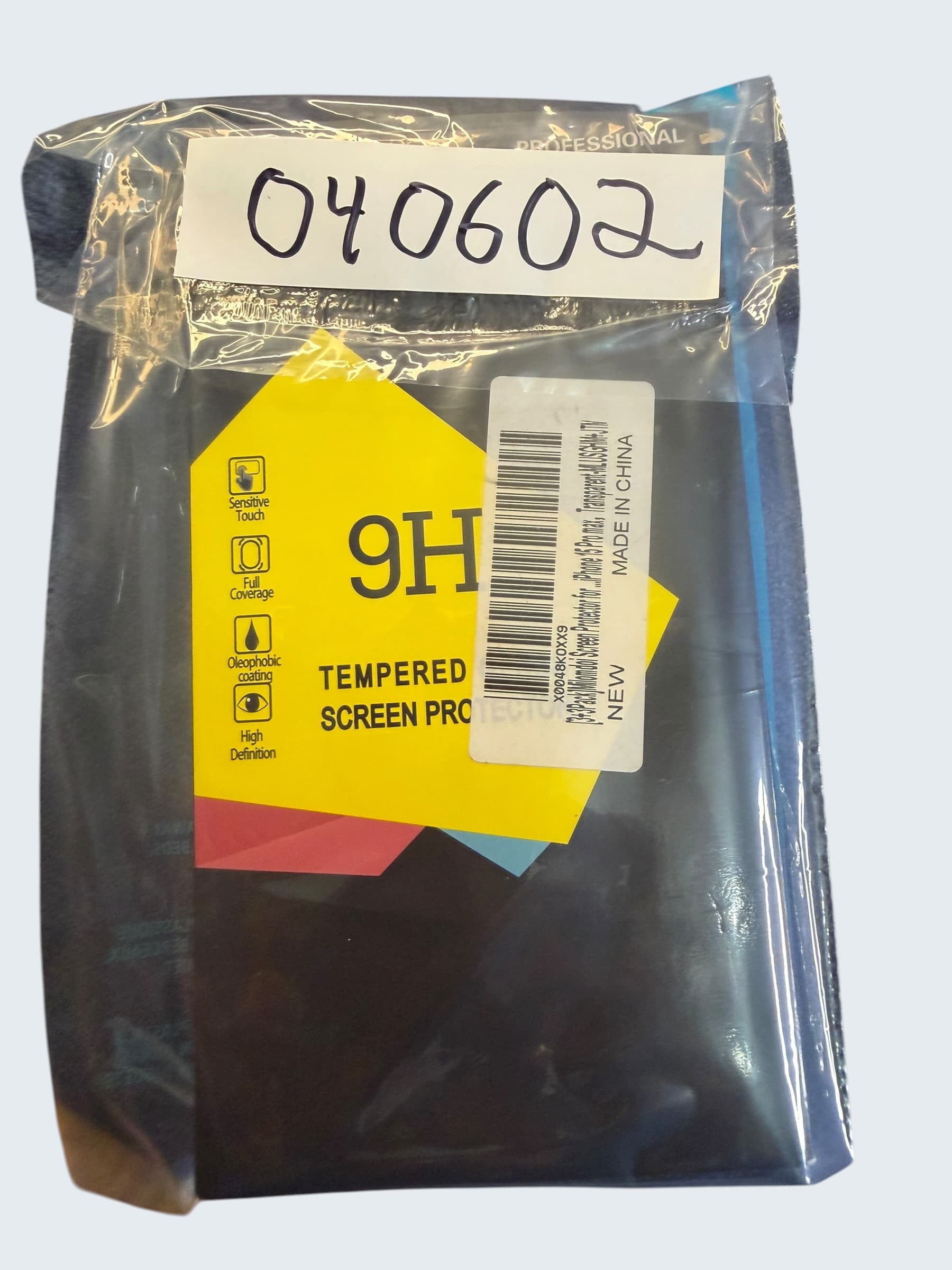 Milomdoi 3+3 Pack iPhone 15 Pro Max 9H Tempered Glass Screen Protector New - Thumbnail 5