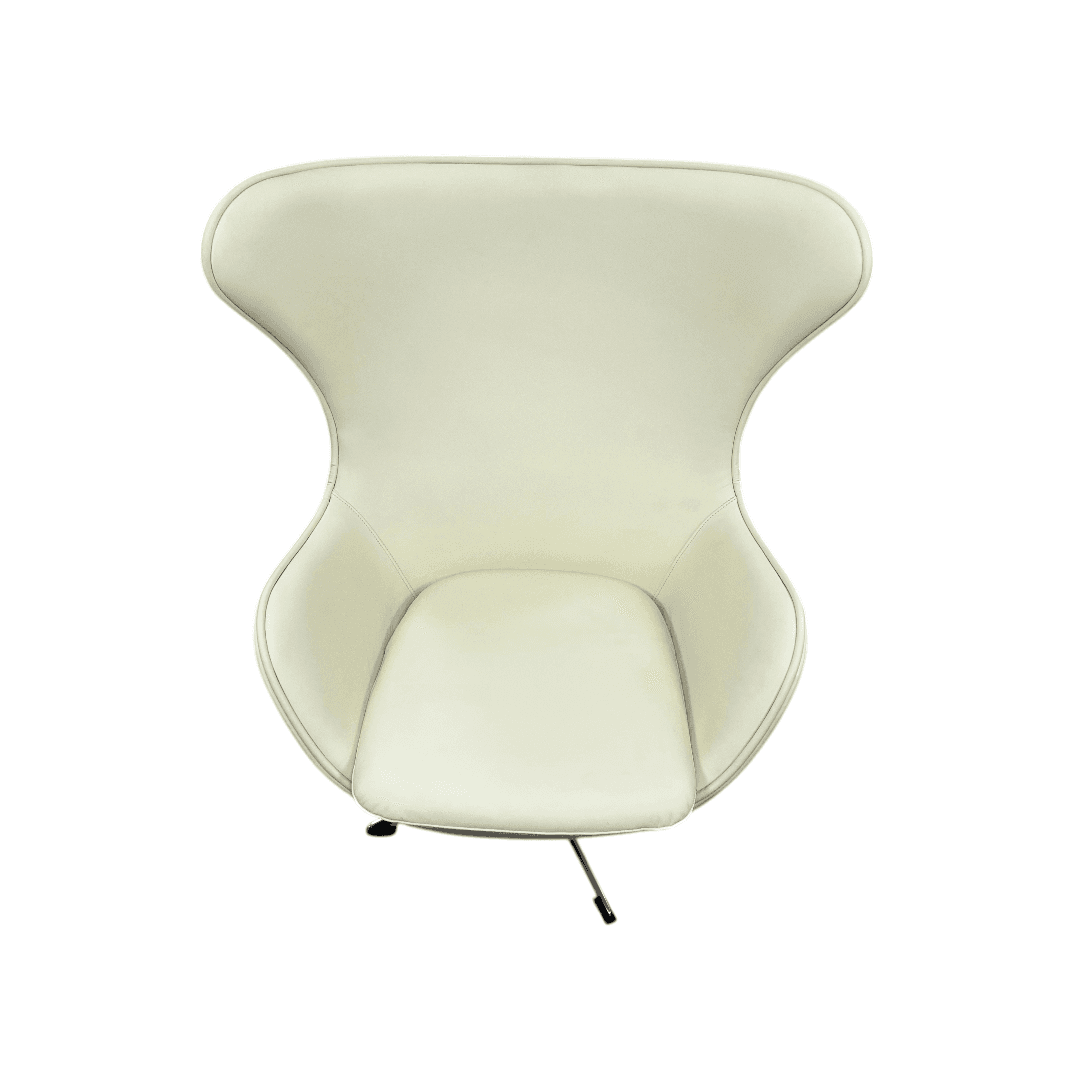 Orren Ellis Finola Top Grain Leather Accent Chair - Thumbnail 4