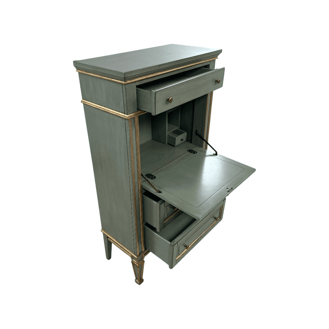 Butler Specialty Company Wordsworth Royal Pastel Green Secretary - Thumbnail 17