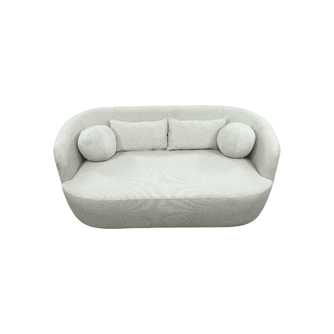 Wade Logan Brinae Wide Boucle Upholstered Loveseat Sofa - Thumbnail 3