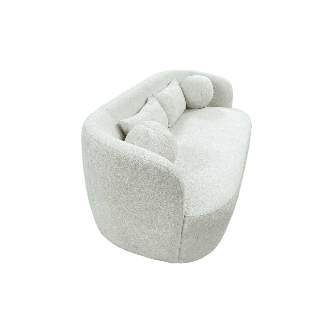 Wade Logan Brinae Wide Boucle Upholstered Loveseat Sofa - Thumbnail 11