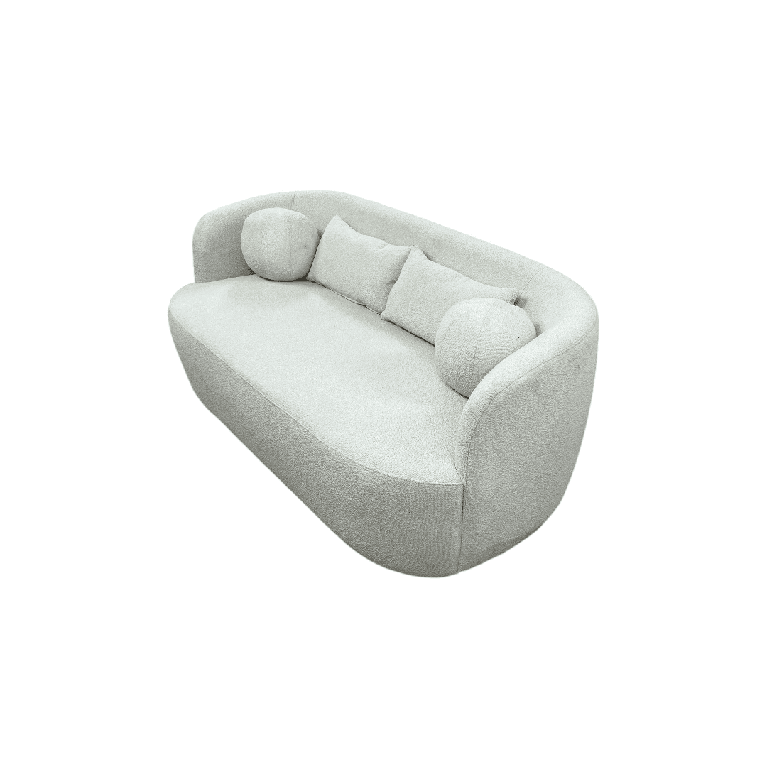 Wade Logan Brinae Wide Boucle Upholstered Loveseat Sofa - Thumbnail 4