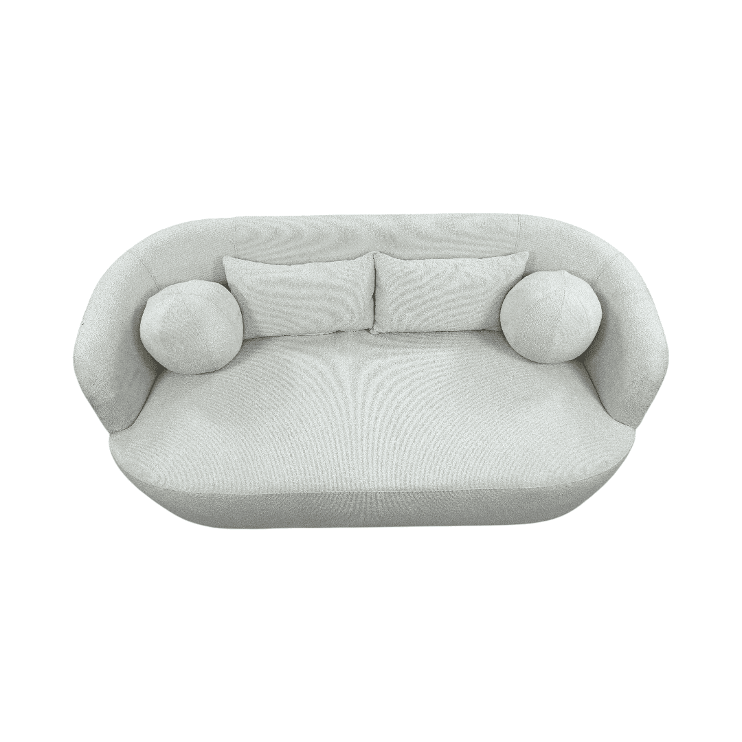 Wade Logan Brinae Wide Boucle Upholstered Loveseat Sofa - Thumbnail 8