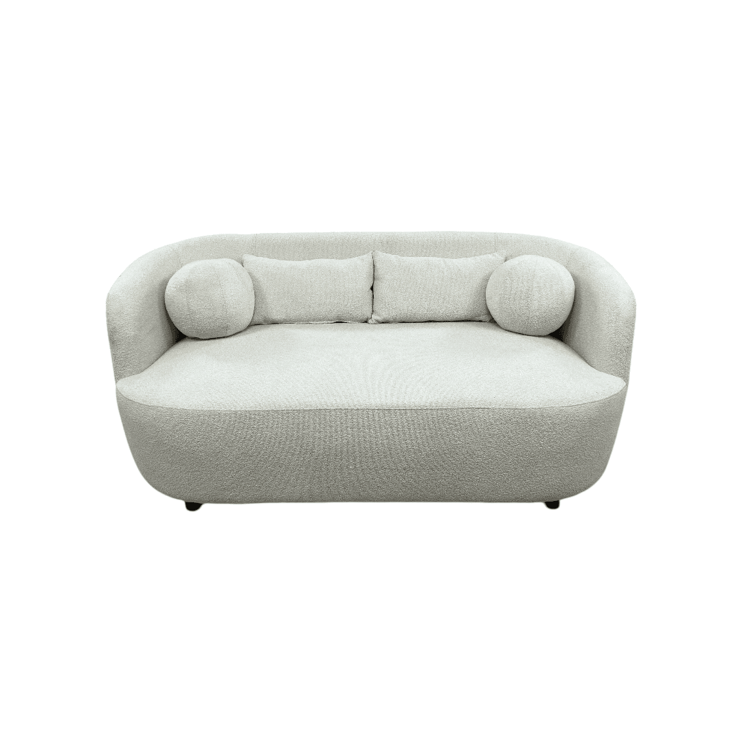 Wade Logan Brinae Wide Boucle Upholstered Loveseat Sofa - Thumbnail 2
