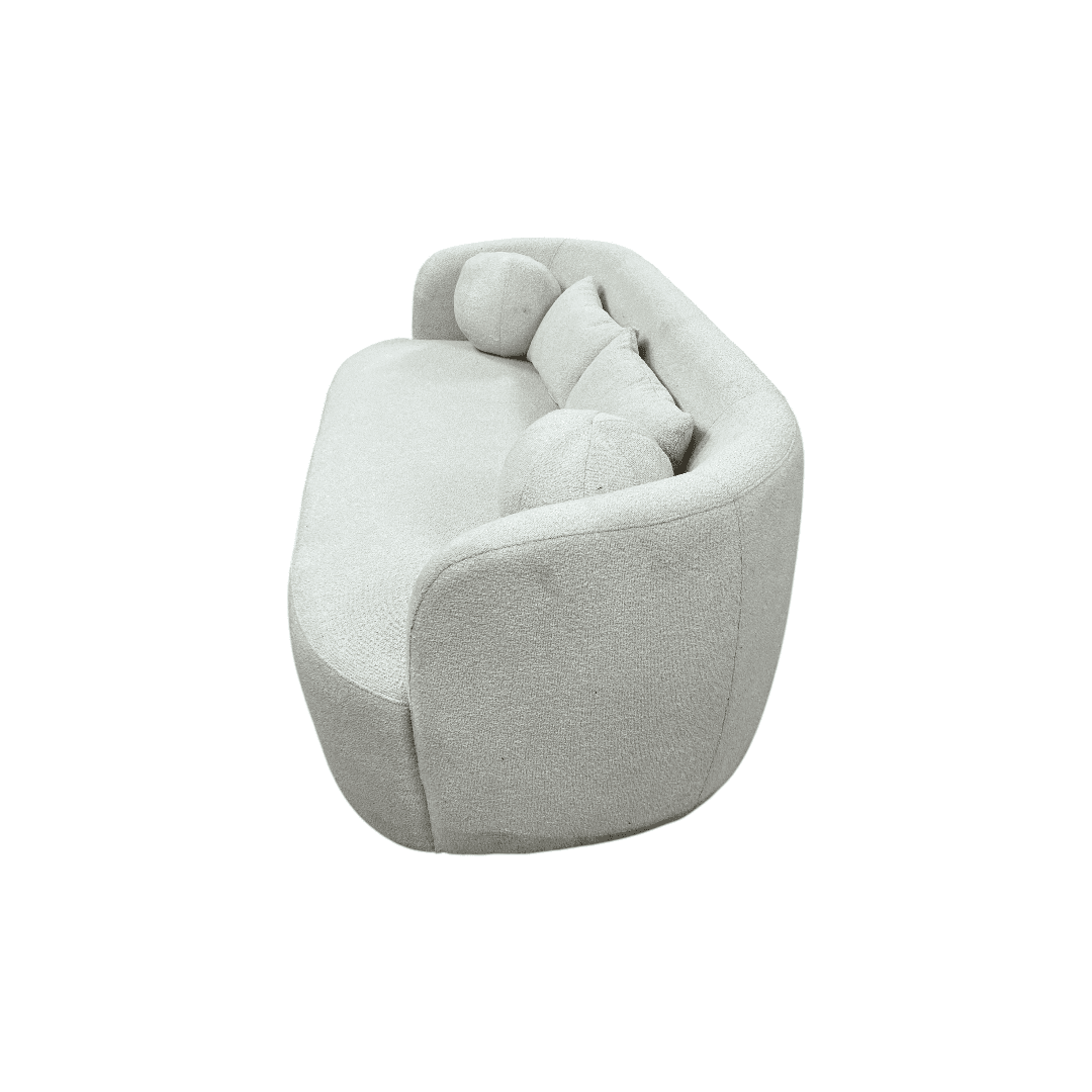 Wade Logan Brinae Wide Boucle Upholstered Loveseat Sofa - Thumbnail 9