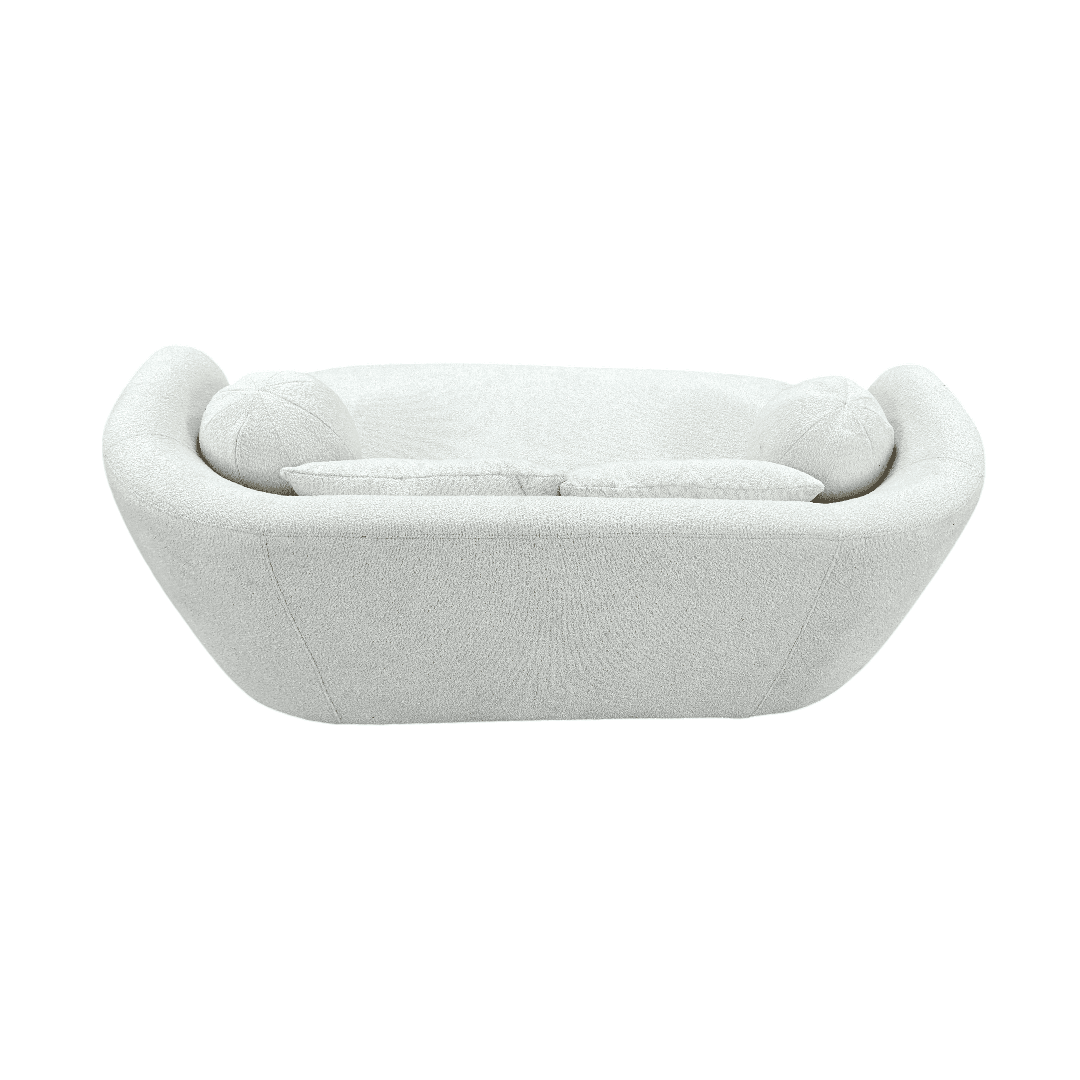 Wade Logan Brinae Wide Boucle Upholstered Loveseat Sofa - Thumbnail 10