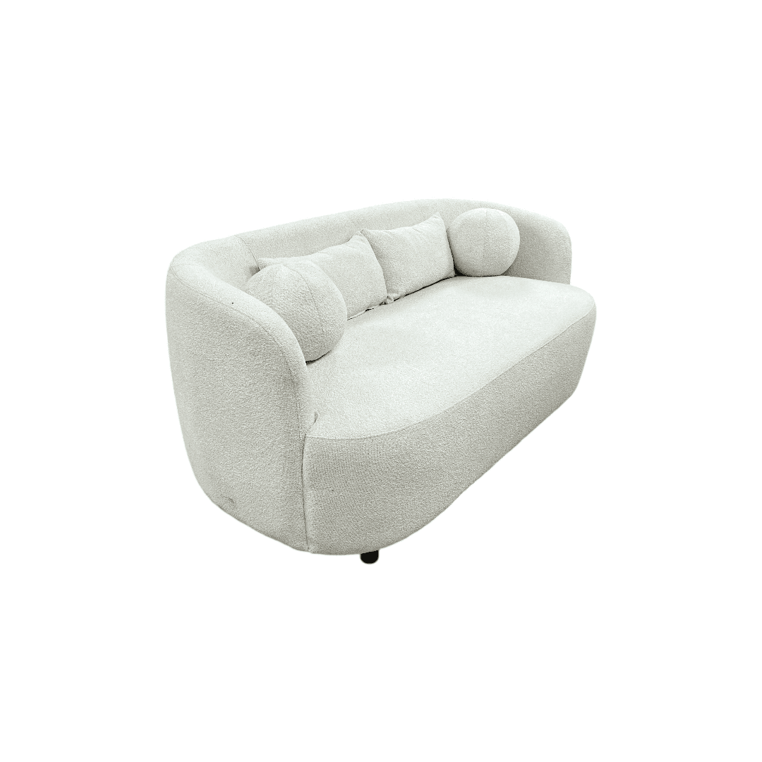 Wade Logan Brinae Wide Boucle Upholstered Loveseat Sofa - Thumbnail 7