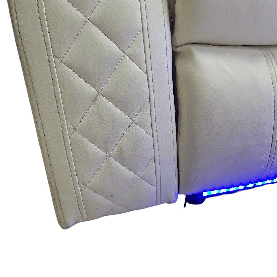 Ivy Bronx 3 - Piece Vegan Leather Power Reclining Sectional Sofa Set with LED Lights and Wireless Charging Station - Thumbnail 34