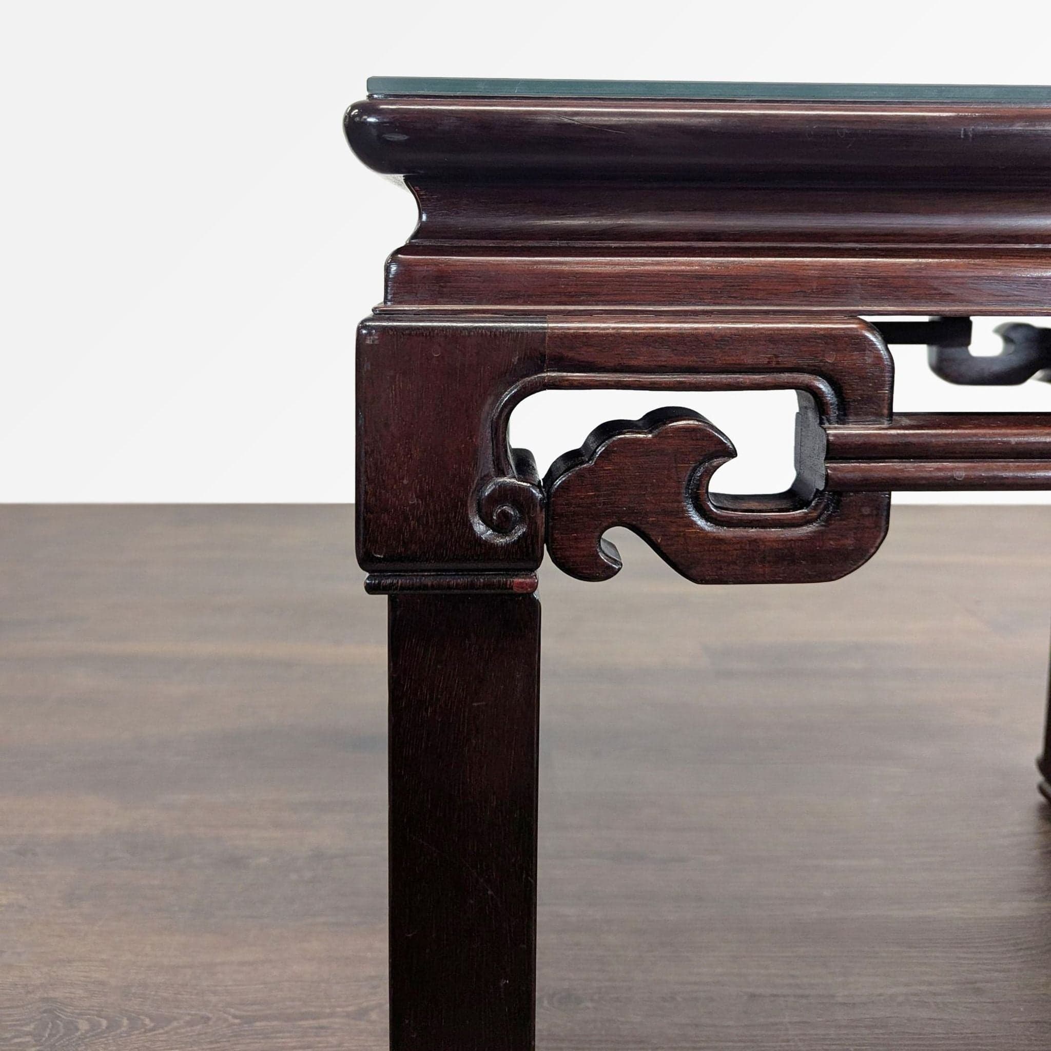 Chinese Carved Side Table - Thumbnail 3