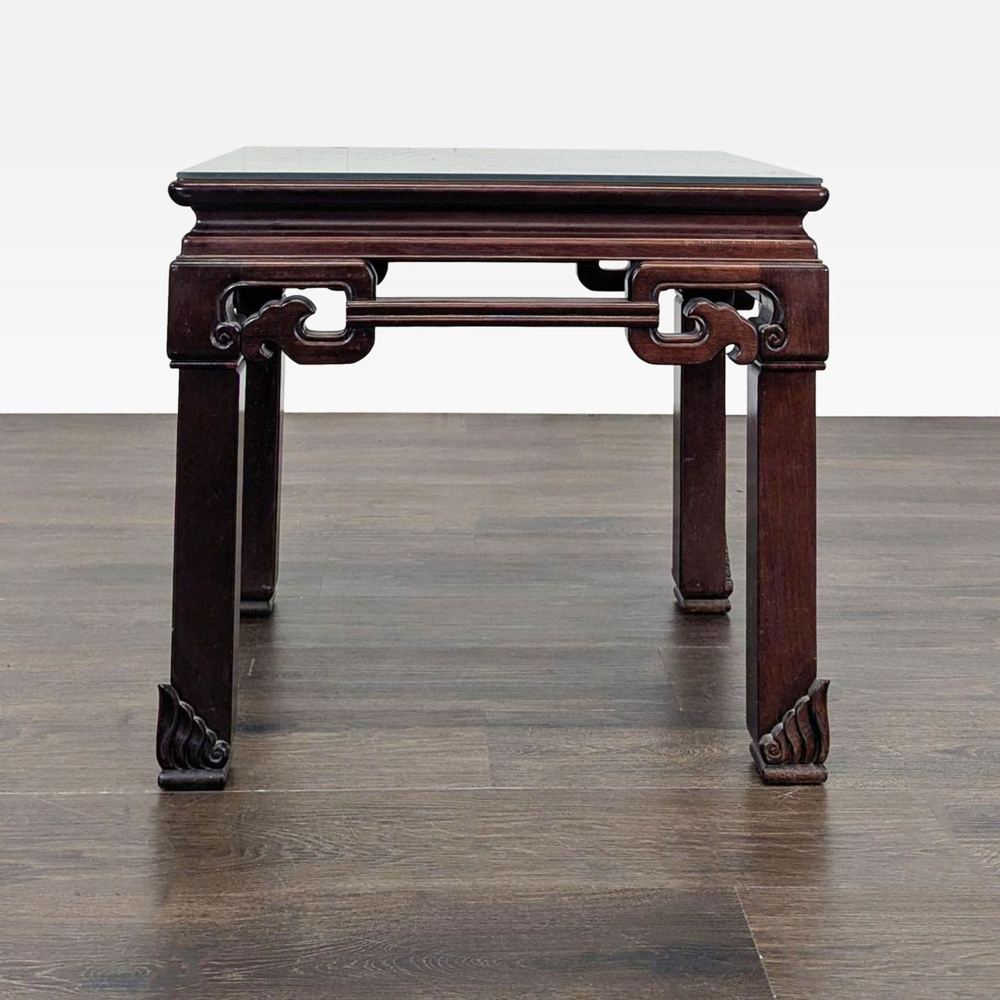 Chinese Carved Side Table - Thumbnail 6