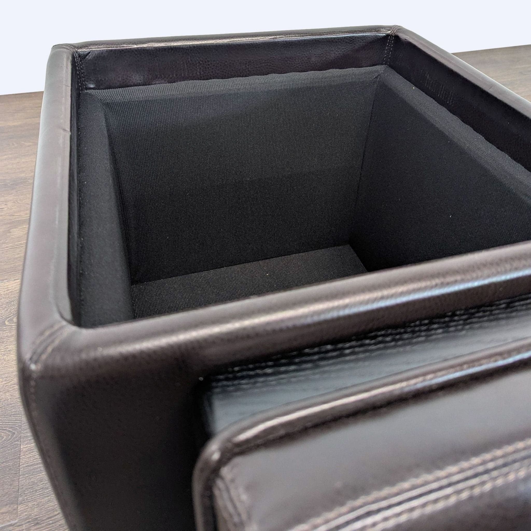 Crate & Barrel Stow Storage Ottoman - Thumbnail 3