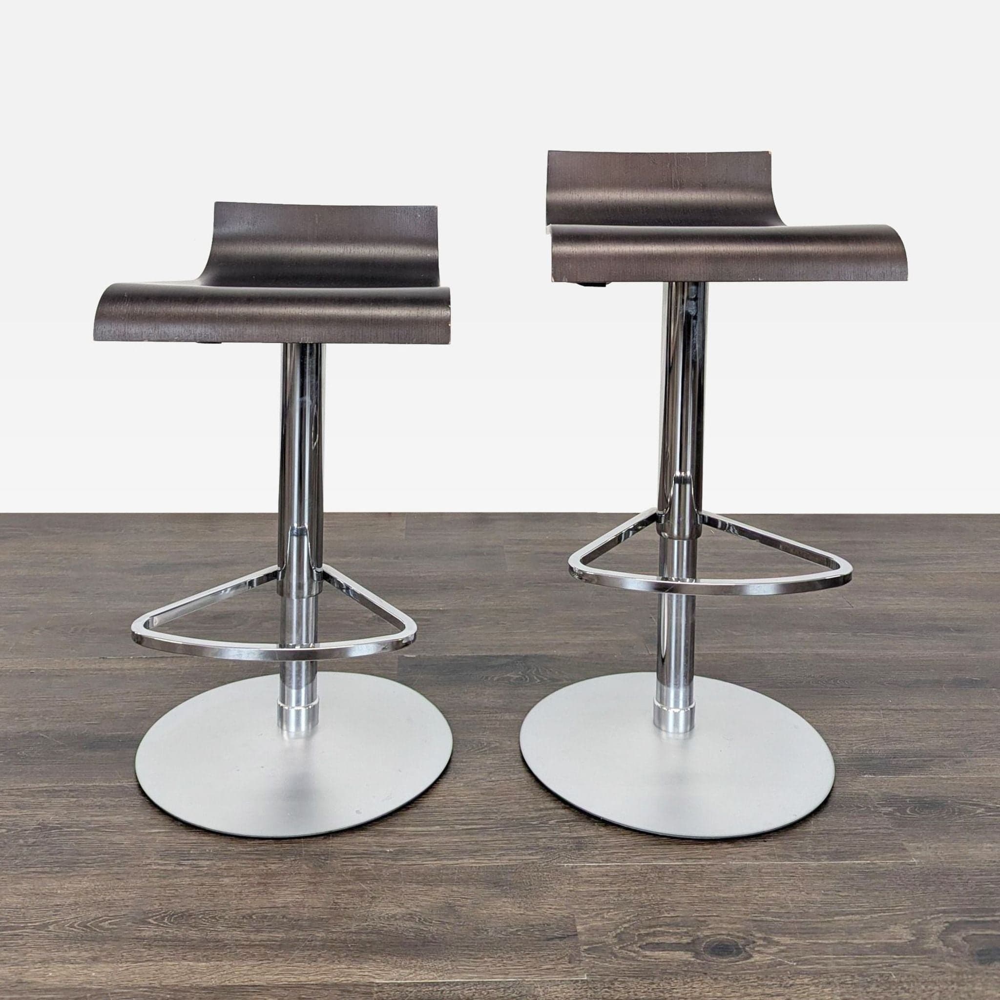 Pair of Ligne Roset Pam Bar Stools - Image 1