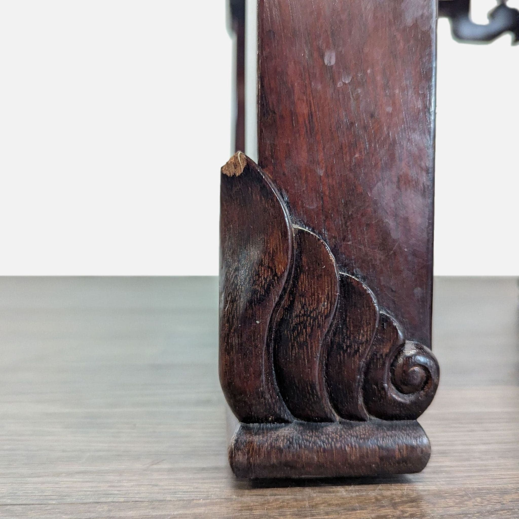 Chinese Carved Side Table - Thumbnail 5