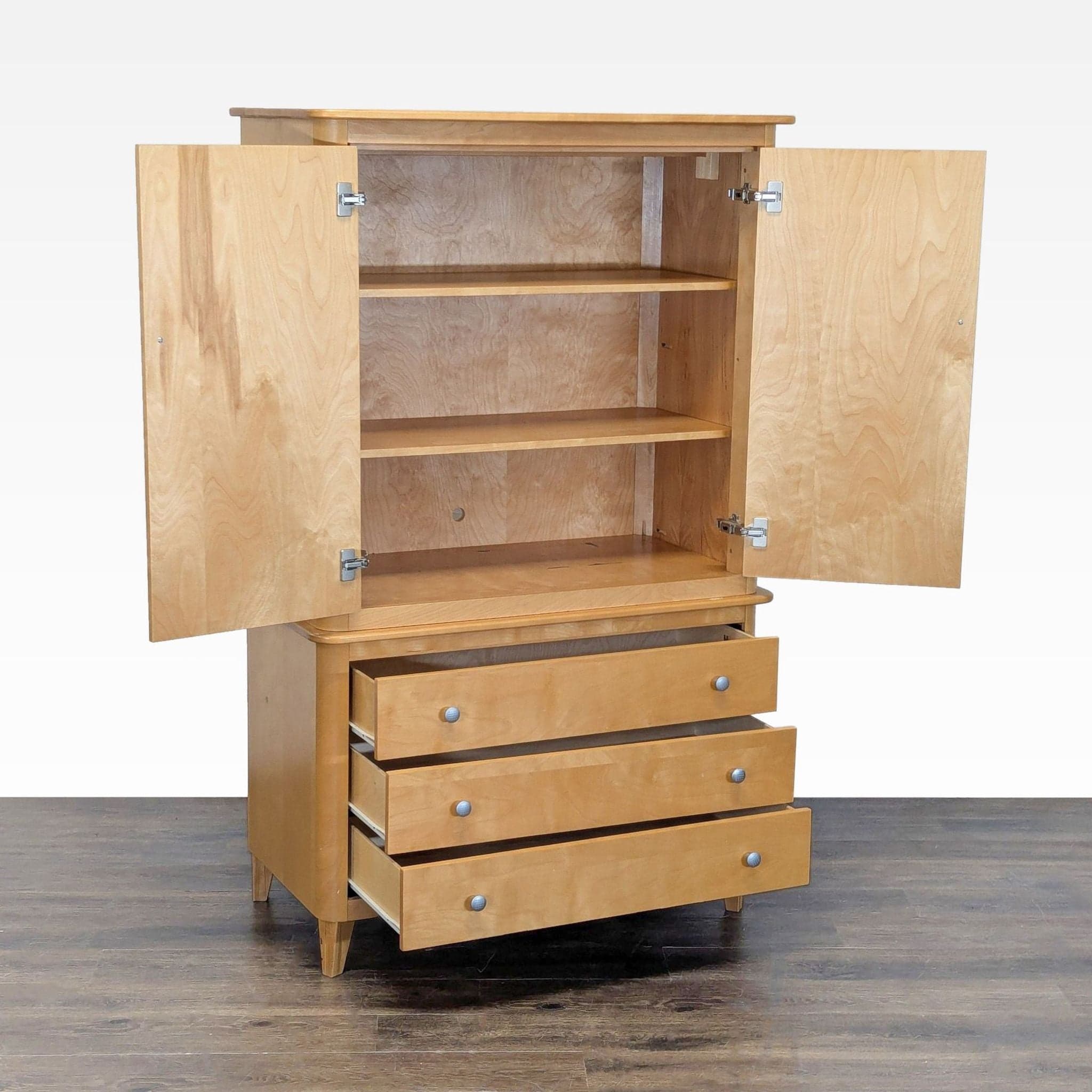 Huppe Three Drawer Hutch & Armoire - Thumbnail 13