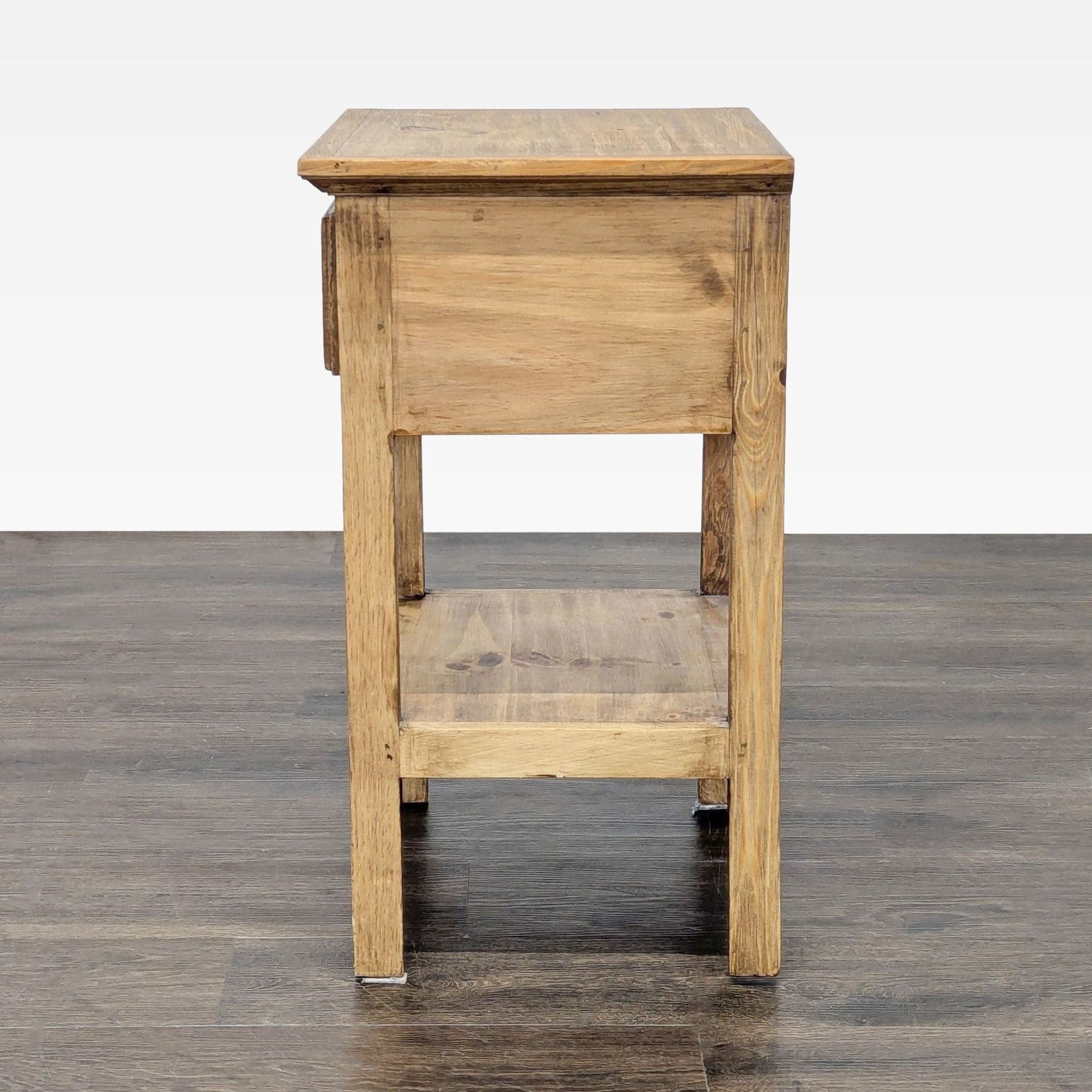 Pottery Barn One Drawer Nightstand with Shelf - Thumbnail 3