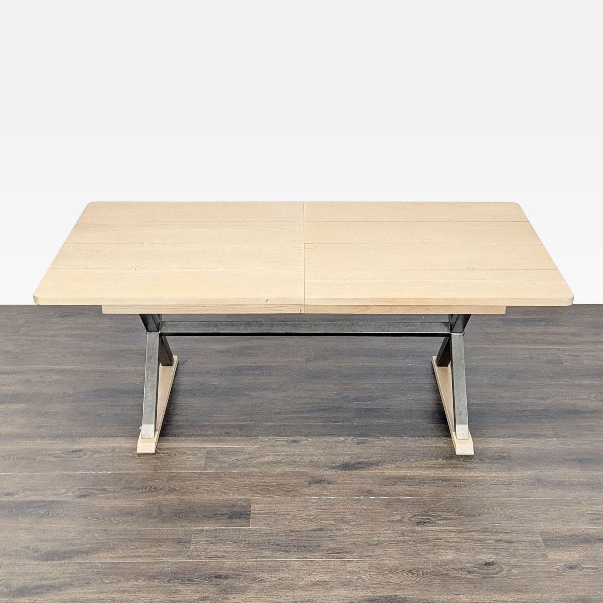 Farmhouse X-Trestle Base Dining Table - Thumbnail 3