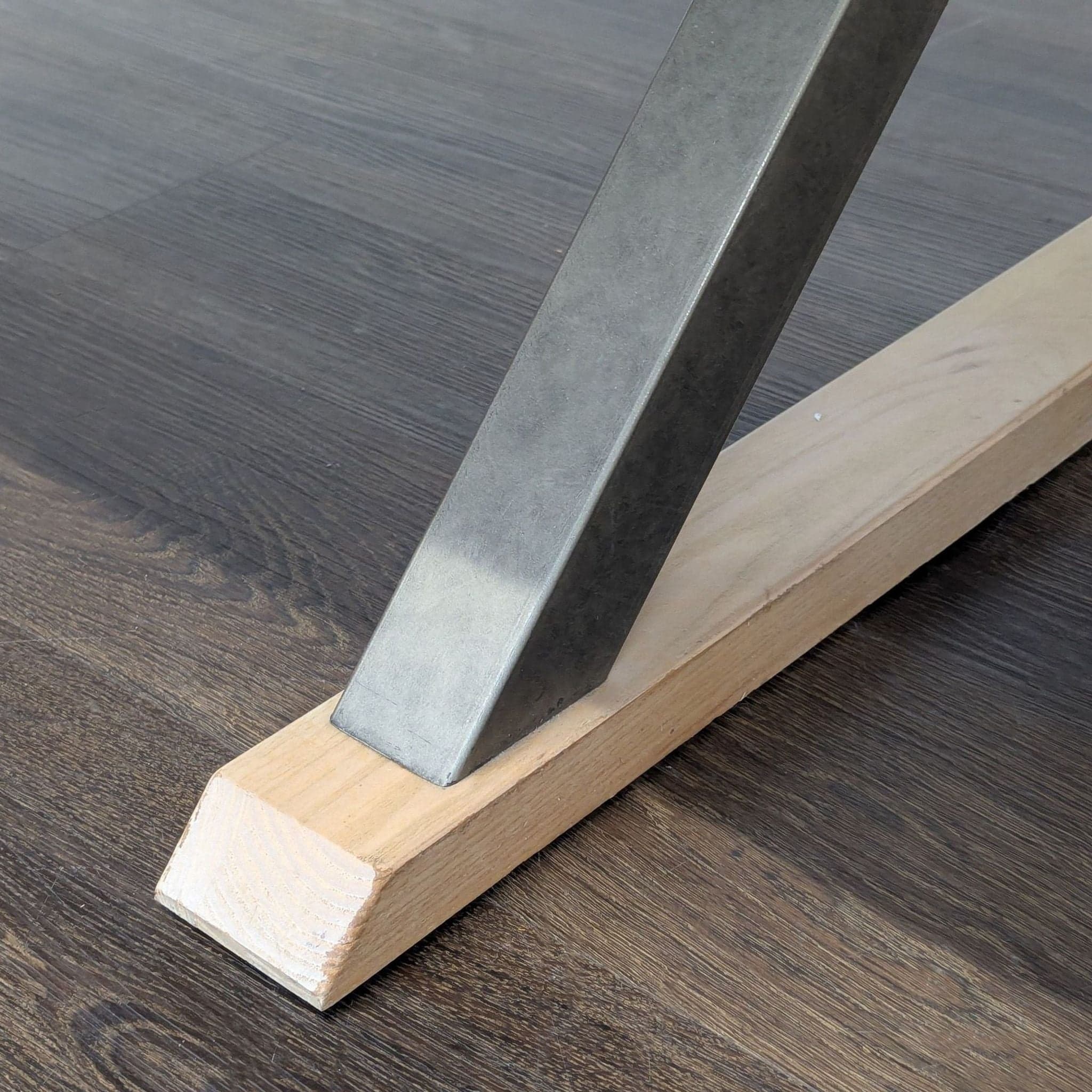 Farmhouse X-Trestle Base Dining Table - Thumbnail 6