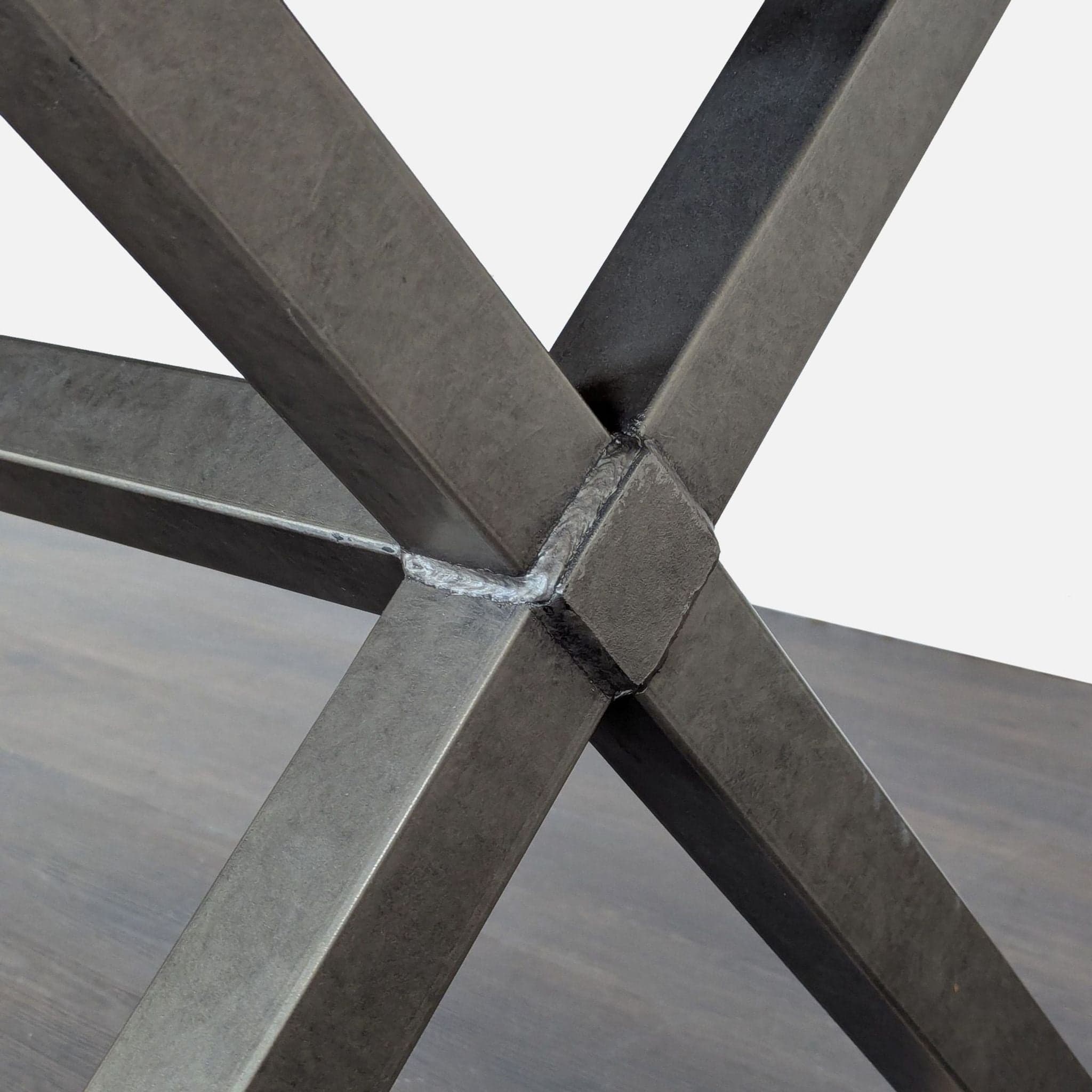 Farmhouse X-Trestle Base Dining Table - Thumbnail 5