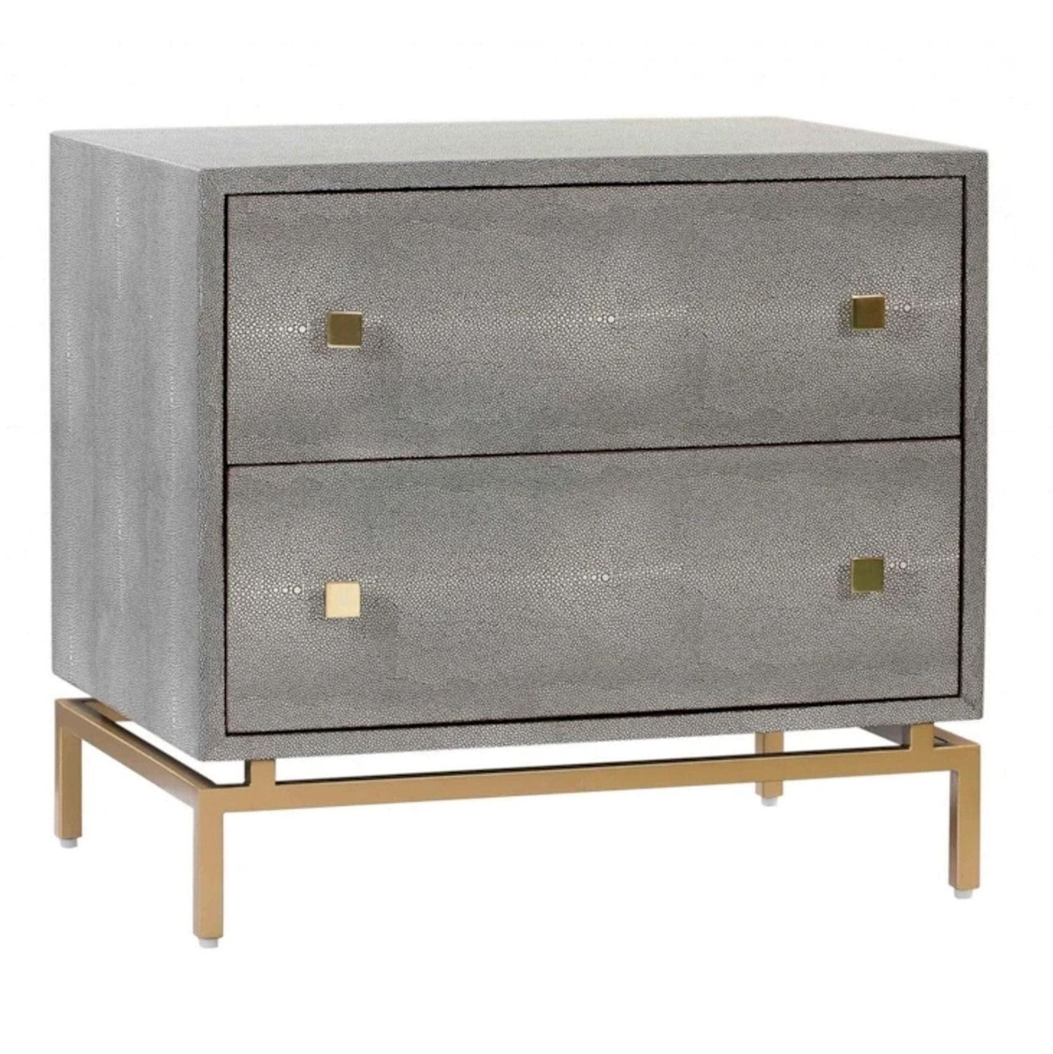 Maren Home Mariana Shagreen Nightstand - Thumbnail 7