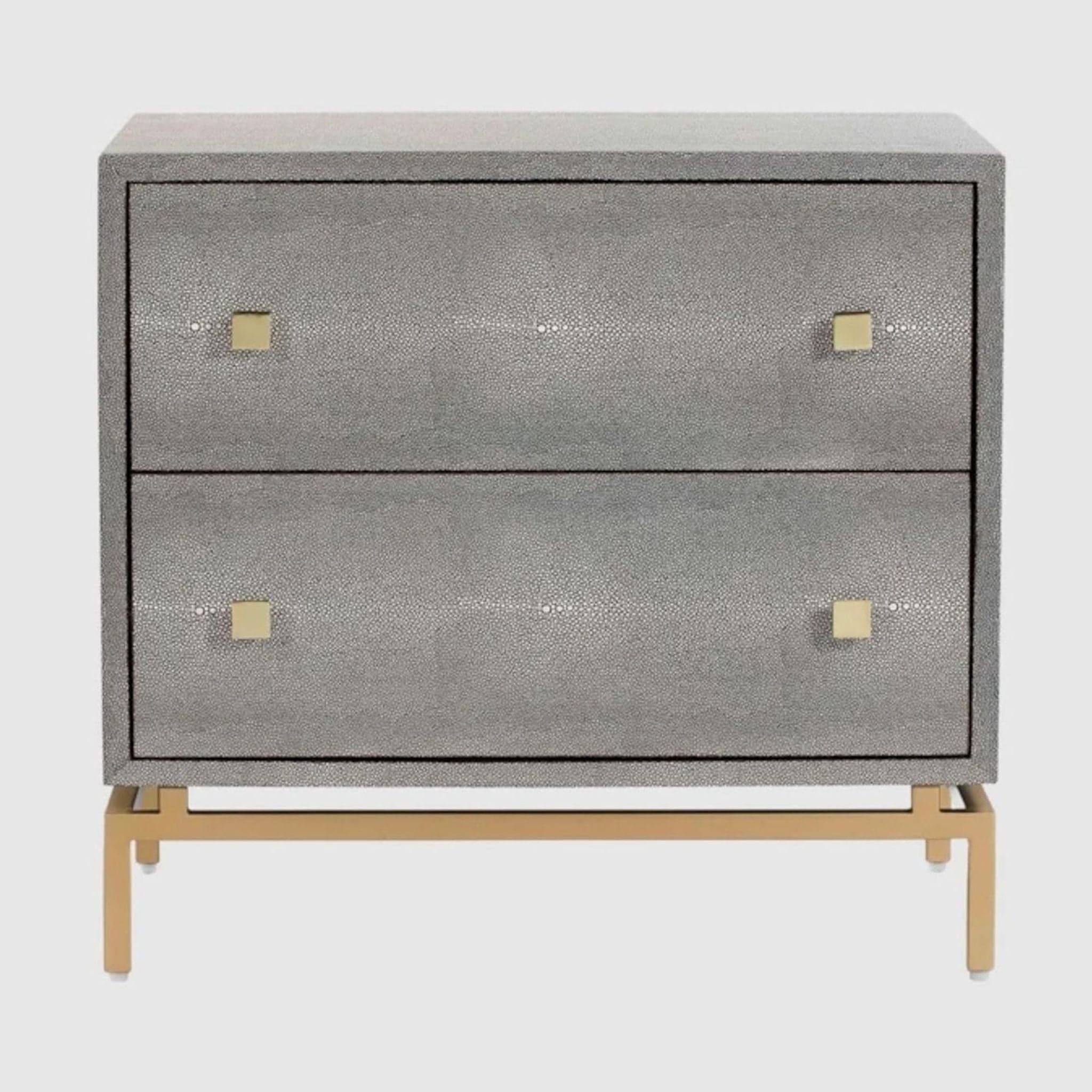 Maren Home Mariana Shagreen Nightstand - Image 1