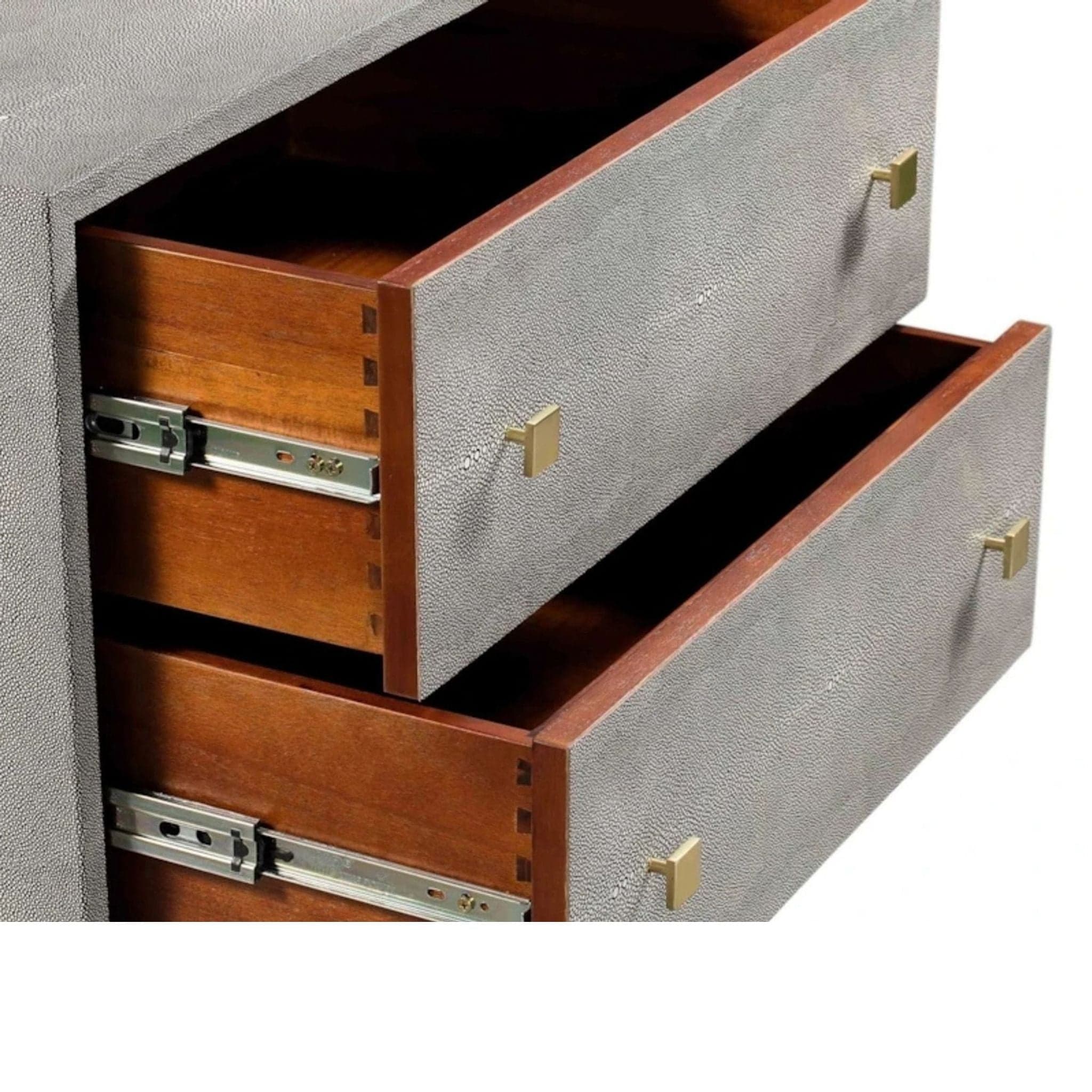 Maren Home Mariana Shagreen Nightstand - Thumbnail 4