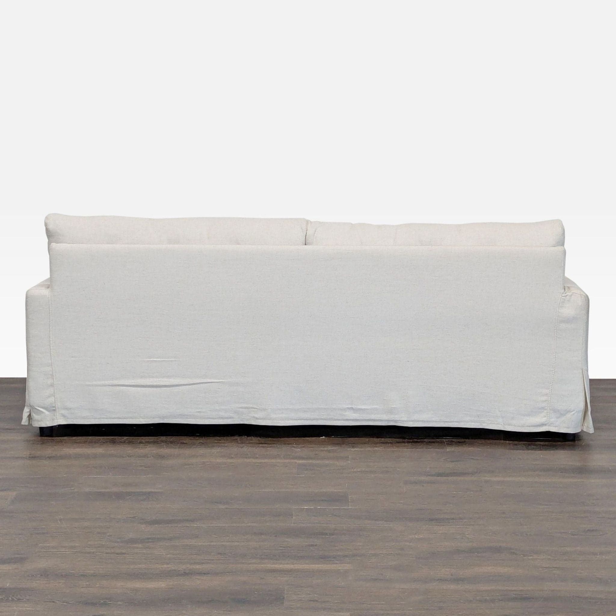IKEA Hyltarp 3-Seat Sofa in Light Beige with Removable Slipcover - Thumbnail 6