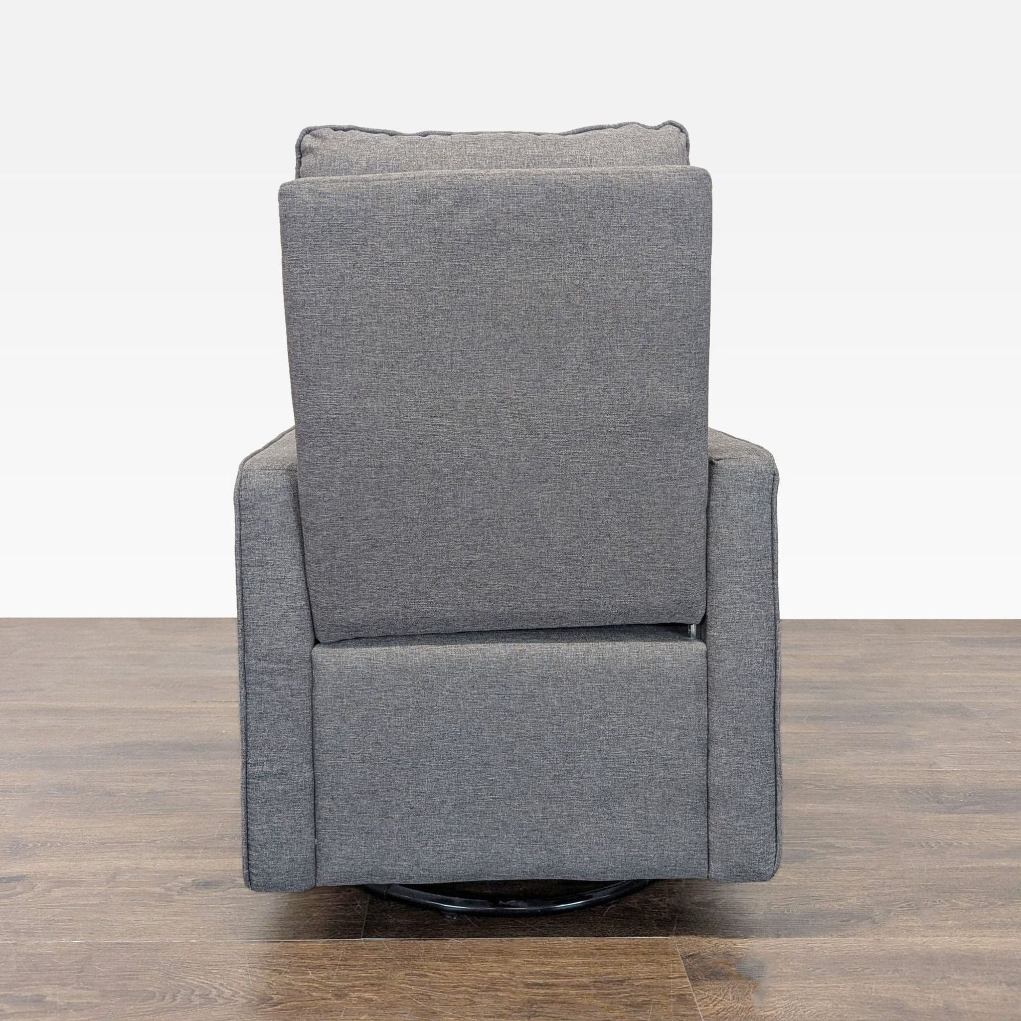 Davinci Gabby Modern Gray Swivel Lounge Chair - Thumbnail 3