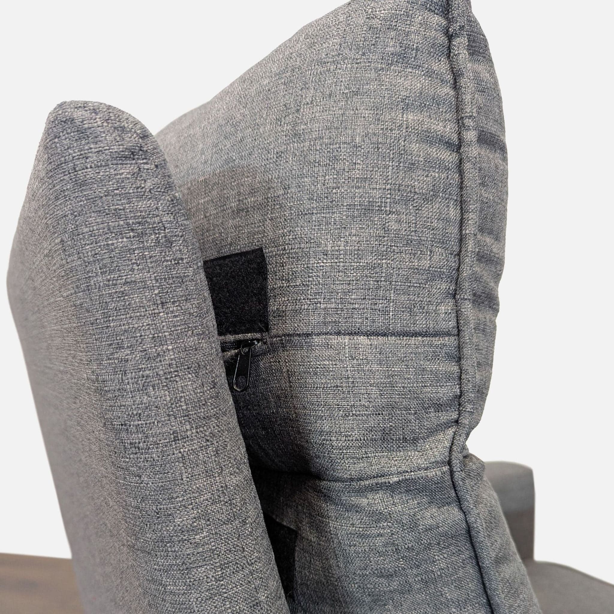 Davinci Gabby Modern Gray Swivel Lounge Chair - Thumbnail 4