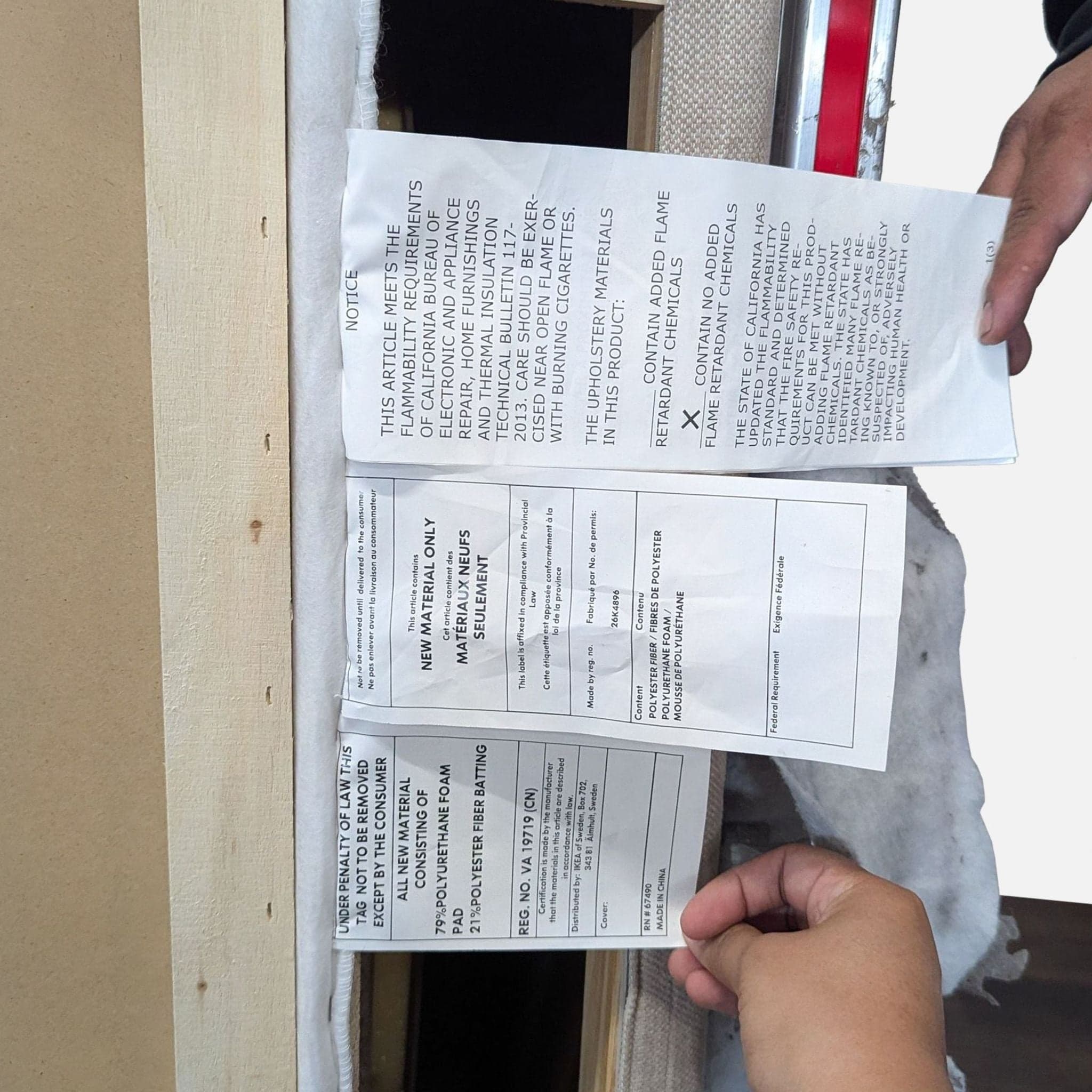 IKEA Finnala Modern Beige L-Shaped Sectional Sofa with Chaise - Thumbnail 6