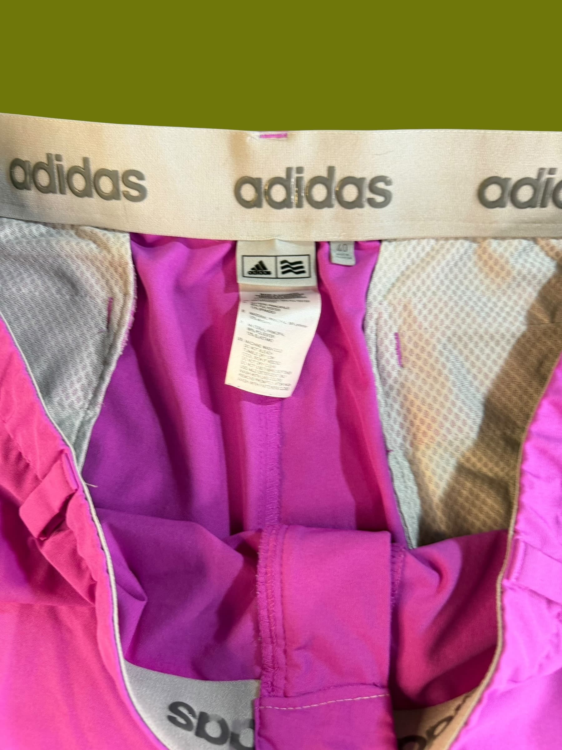 adidas Men's Pink Shorts - Thumbnail 3