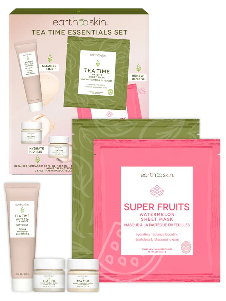 Earth to Skin Tea Time Essentials Set 5 pcs 850048517042 - Image 1