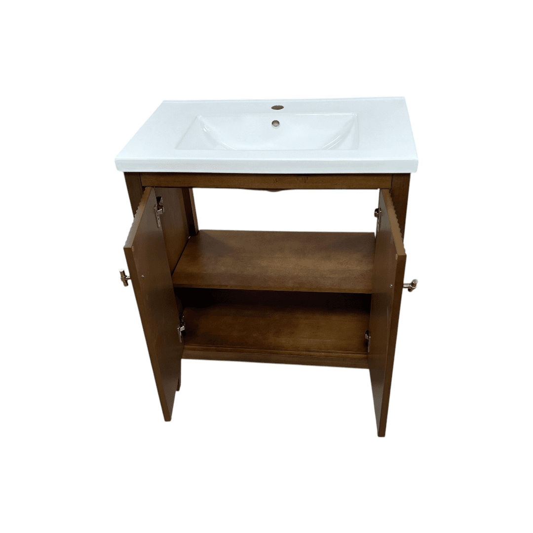 Vanity Art Single Bathroom Vanity with Ceramic Top - Thumbnail 10