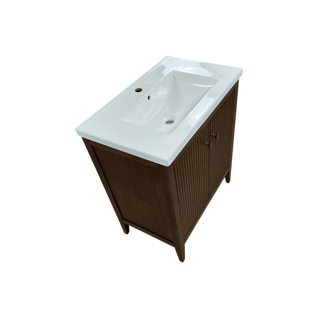 Vanity Art Single Bathroom Vanity with Ceramic Top - Thumbnail 8