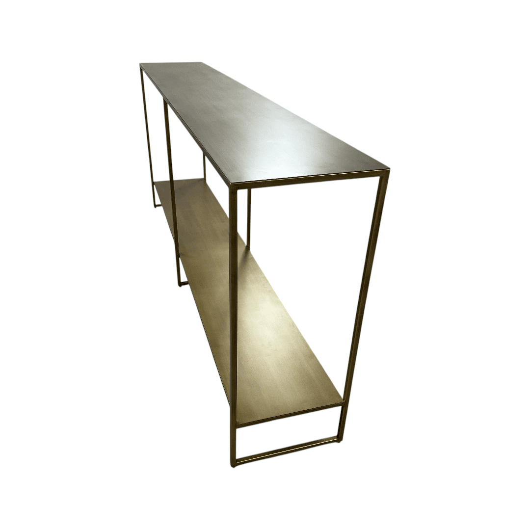 Hokku Designs Eiffel Console Table - Antique Brass - Thumbnail 10