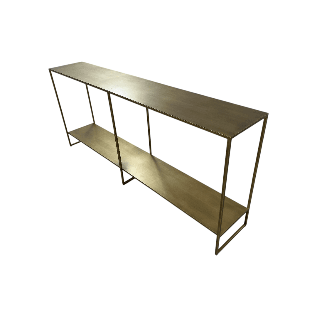 Hokku Designs Eiffel Console Table - Antique Brass - Thumbnail 4