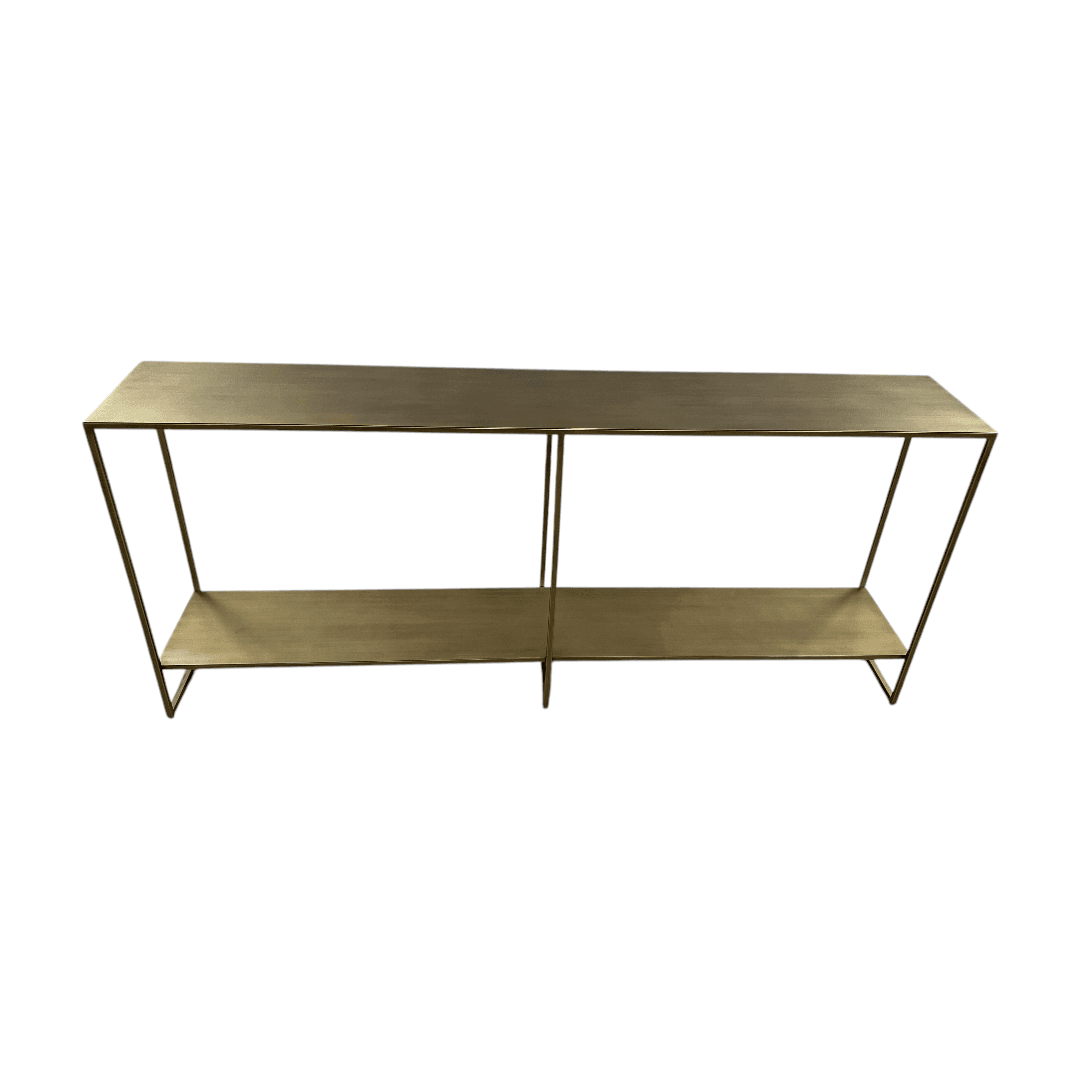 Hokku Designs Eiffel Console Table - Antique Brass - Thumbnail 2