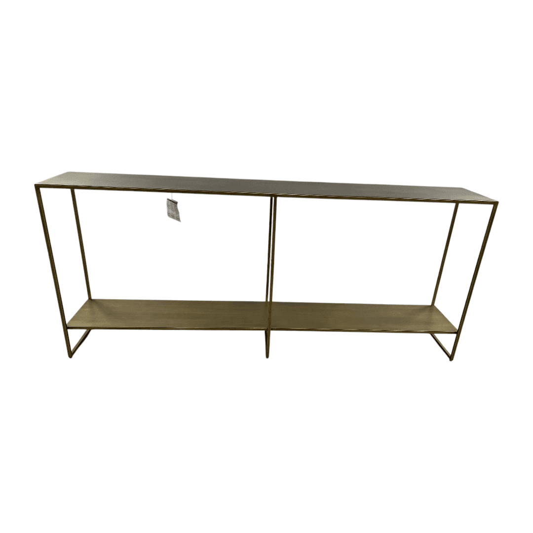 Hokku Designs Eiffel Console Table - Antique Brass - Thumbnail 3