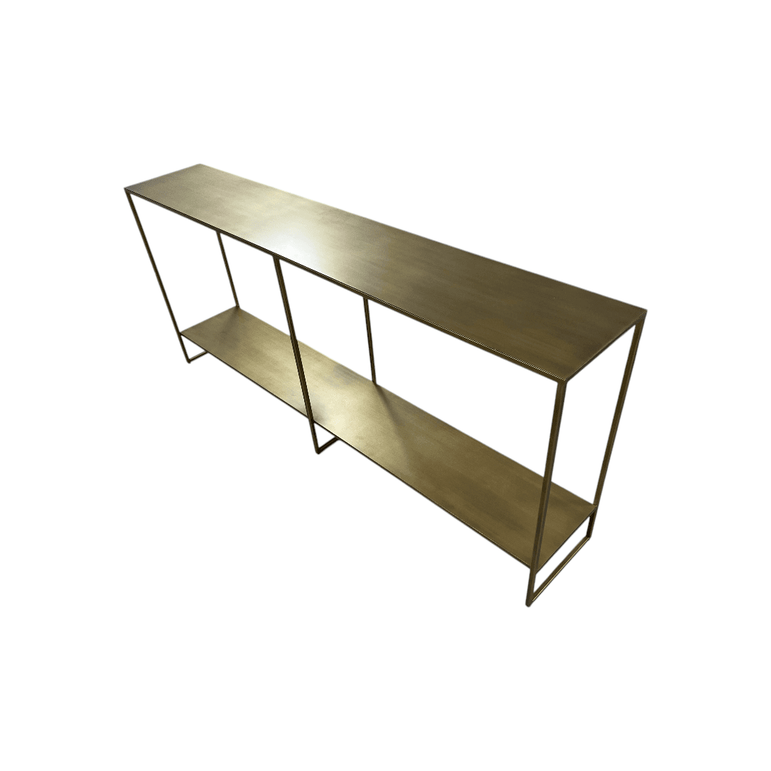 Hokku Designs Eiffel Console Table - Antique Brass - Thumbnail 5