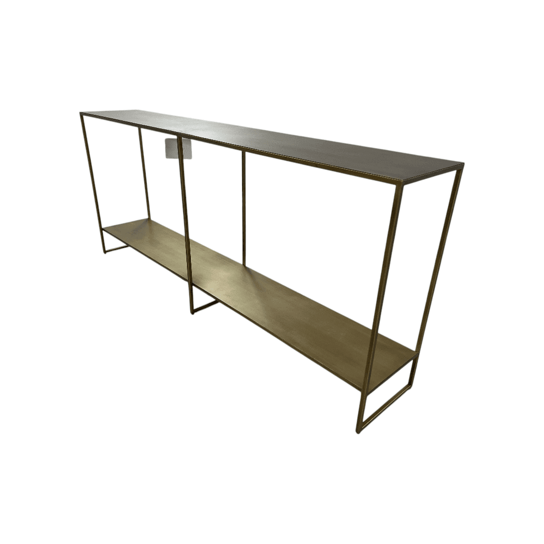 Hokku Designs Eiffel Console Table - Antique Brass - Thumbnail 6